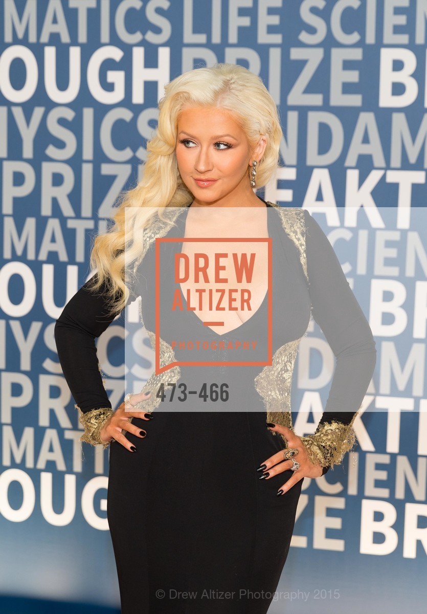 Christina Aguilera At THE BREAKTHROUGH PRIZE Hosted By Seth MacFarlane