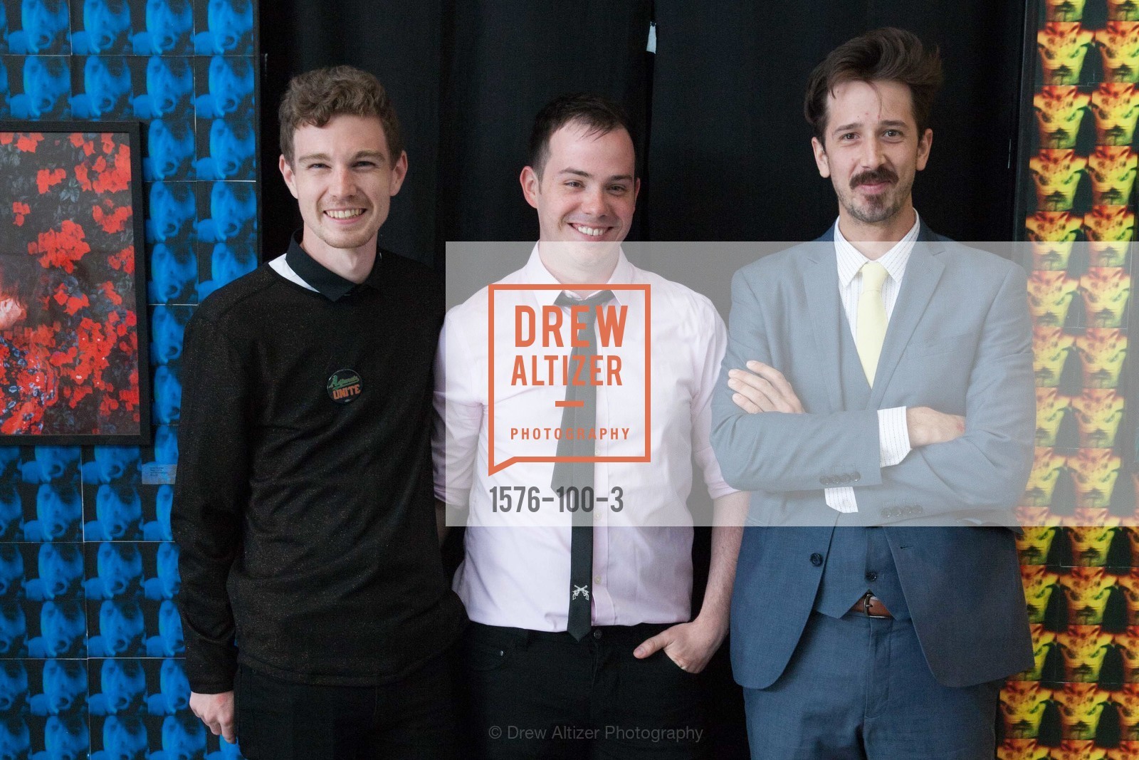 Christopher Squire, Scott Wells, Owen Laurion, Gala Vernissage & Varnished The After Party Presented by SFAI, Fort Mason. Pier 2, May 14th, 2015,Drew Altizer, Drew Altizer Photography, full-service agency, private events, San Francisco photographer, photographer california