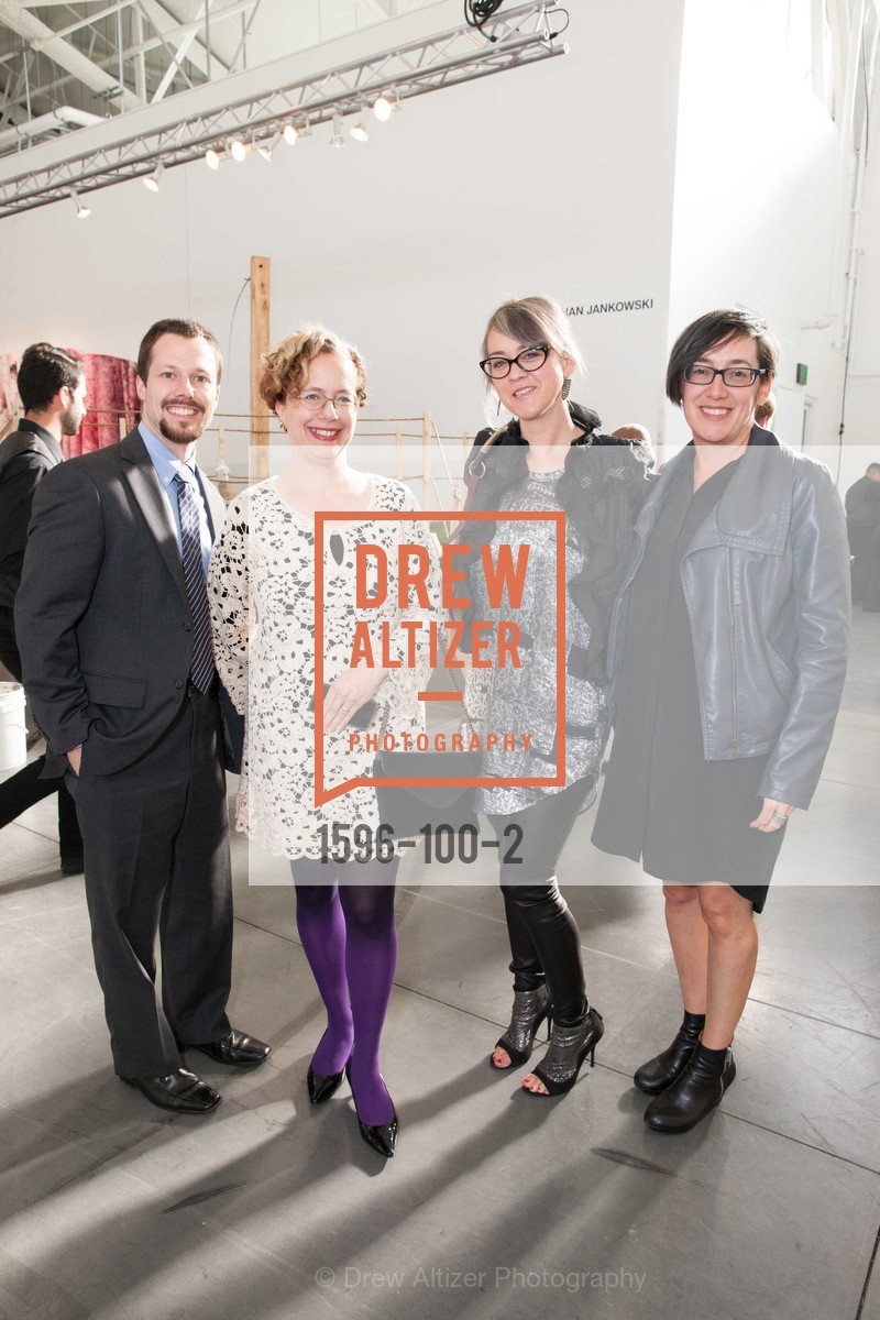 Anthony Molinar, Rachel Schreiber, Jennifer Rissler, Megan Sacks, Gucci & Vogue Dinner, Fort Mason. Pier 2, Photo #1596-100-2 Anthony Molinar, Rachel Schreiber, Jennifer Rissler, Megan Sacks, Photo #1596-100-2