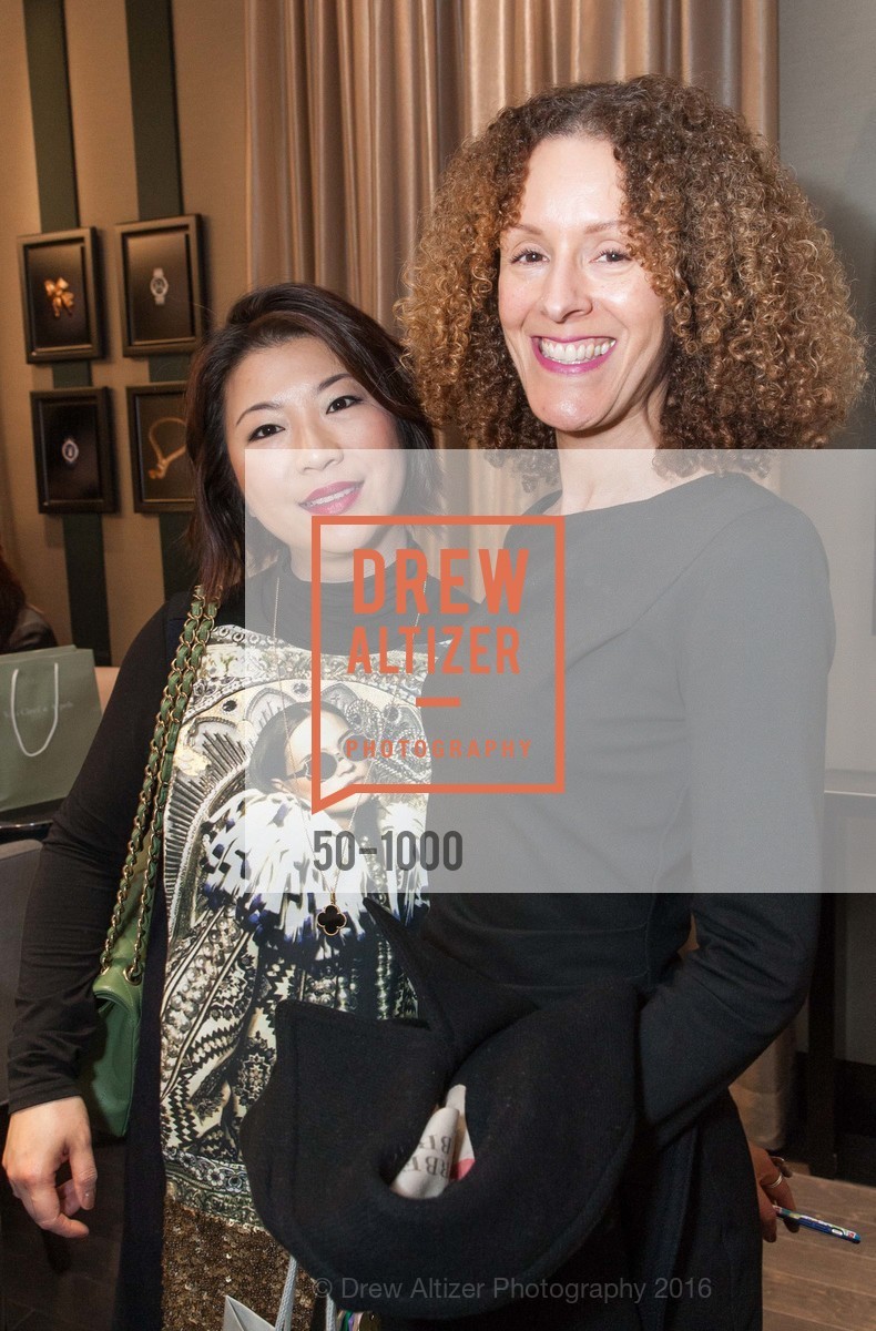 Fiona Shih, Karen Simmons, Neiman Marcus cocktail party for Van Cleef & Arpels, Neiman Marcus. 150 Stockton, March 2nd, 2016, Photo #50-1000 Fiona Shih, Karen Simmons, Photo #50-1000