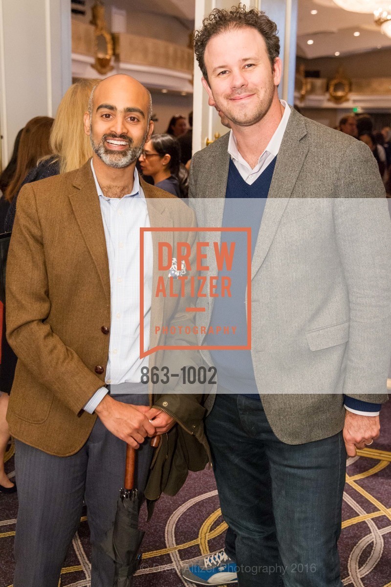 Arun Palakhurthi, Gregory Manuel, Bay Area Discovery Museum's Creativity Forum 2016, The Fairmont, SF, Grand Ballroom, March 3rd, 2016, Photo #863-1002 Arun Palakhurthi, Gregory Manuel, Photo #863-1002