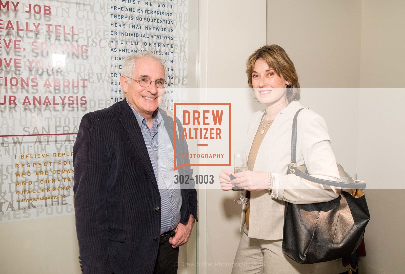 Byron Vaughan, Deborah Parker Wong, Credo Restaurant Fourth Leaf Wines Media Event, Credo. 360 Pine St, March 3rd, 2016, Photo #302-1003 Byron Vaughan, Deborah Parker Wong, Photo #302-1003