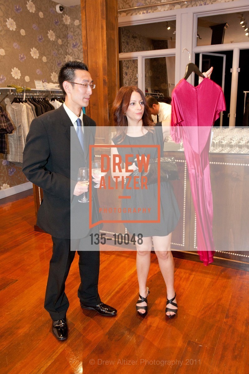 Dominic Chan, Ariella Perry, PHILANTHROPIST BOUTIQUE hosts Launch Party for De Marillac Academy 2011 Annual Scholarship Benefit, US, February 1st, 2011, Photo #135-10048 Dominic Chan, Ariella Perry, Photo #135-10048