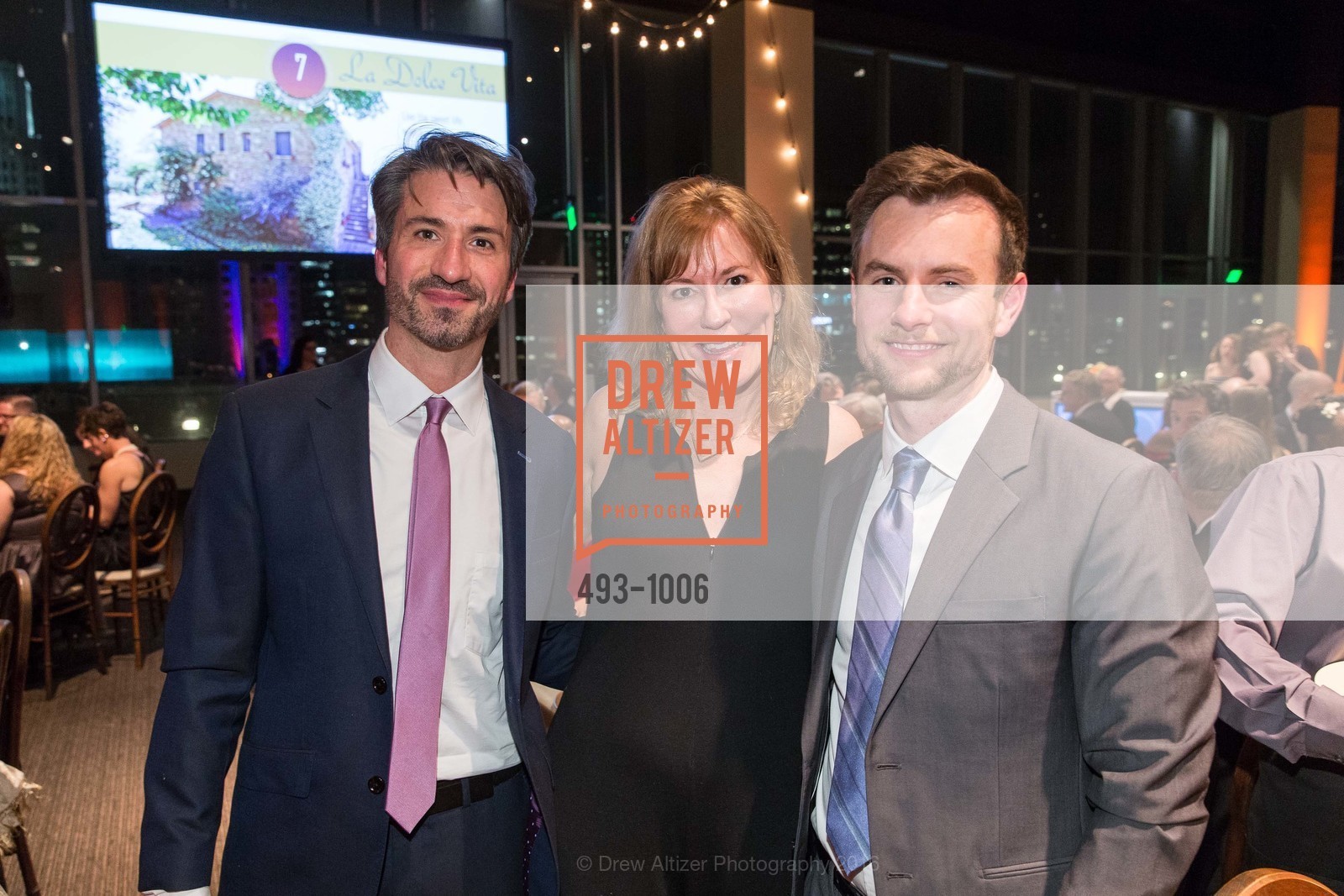 Liam Vincent, Philippa Kelly, Ian Griffiths, Cal Shakes Annual Fundraiser 2016, City View at Metreon, City View, March 12th, 2016, Photo #493-1006 Liam Vincent, Philippa Kelly, Ian Griffiths, Photo #493-1006
