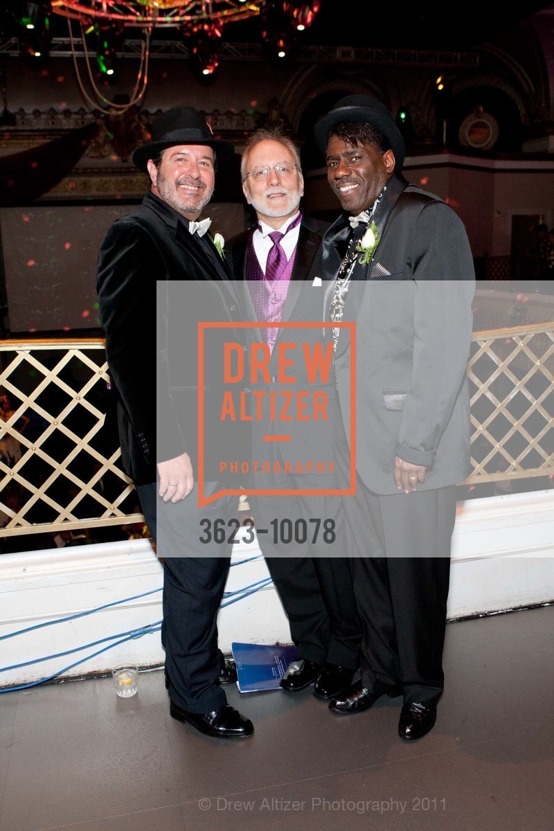 Michael Albert, Steve Luning, Clarence Franks, AMERICAN CONSERVATORY THEATRE Presents Tales of the City, Opening Night Gala, Union Square, June 2nd, 2011, Photo #3623-10078 Michael Albert, Steve Luning, Clarence Franks, Photo #3623-10078