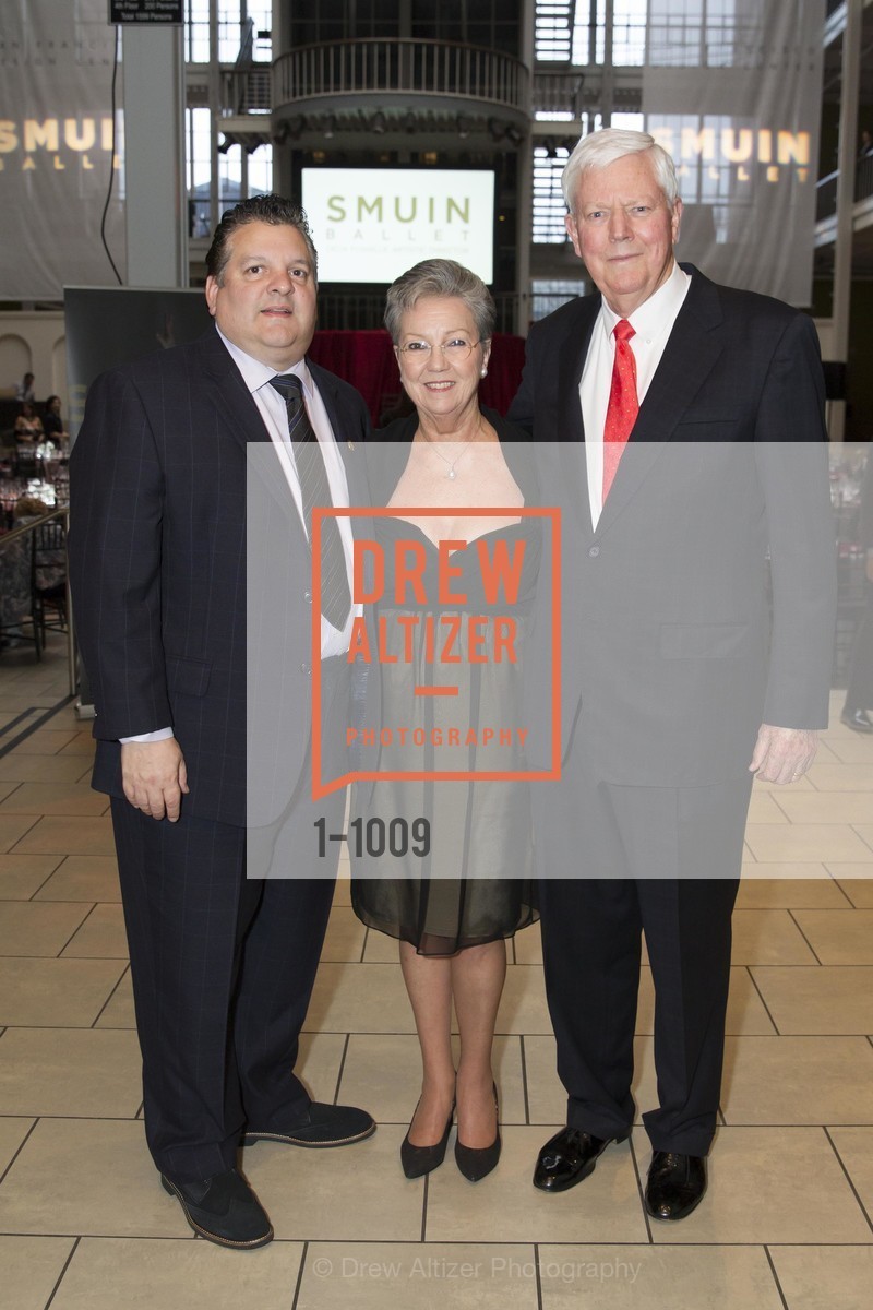 John Konstin, Patti Hume, Jerry Hume, Smuin Ballet Gala, The Galleria. 101 Henry Adams St, Photo #1-1009 John Konstin, Patti Hume, Jerry Hume, Photo #1-1009