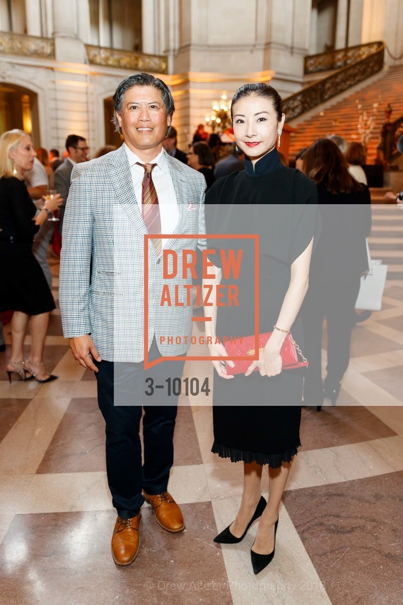 Eric Tao, Yuan Yuan Tan, ArtCare Awards Benefit 2018 Honoring Yuan Yuan Tan and Rena Bransten, San Francisco City Hall. 1 Dr. Carlton B. Goodlett Place, April 9th, 2018, Photo #3-10104 Eric Tao, Yuan Yuan Tan, Photo #3-10104