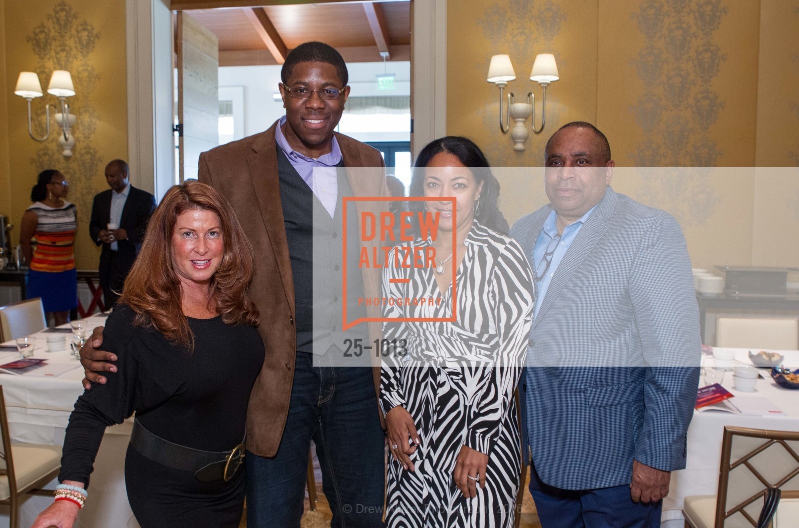 Andrea Hoffman, Charles Nwatu, Janine Dorsett, Michael Robinson, 2016 Culture Shifting Weekend: Think Tank, Rosewood Sand Hill. 2825 Sand Hill Rd Menlo Park, CA 94025, March 19th, 2016, Photo #25-1013 Andrea Hoffman, Charles Nwatu, Janine Dorsett, Michael Robinson, Photo #25-1013