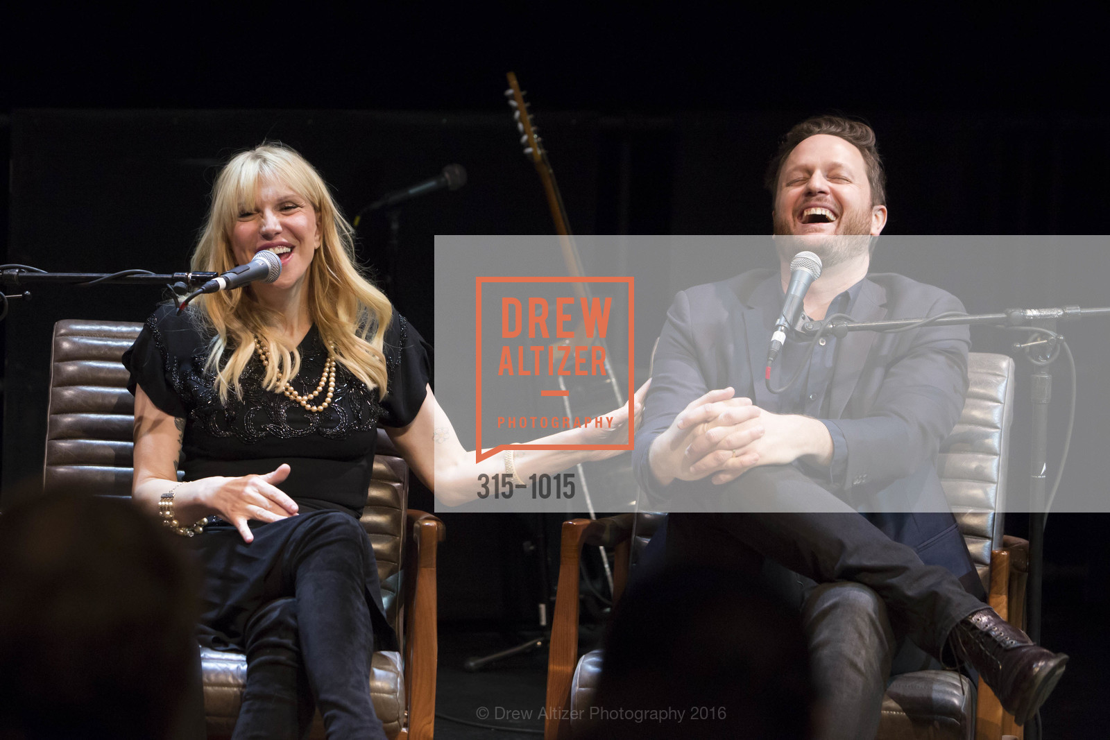 Courtney Love, Todd Almond, Curan Theater's Groundbreakers with Kevin Sessums: Courtney Love & Todd Almond, Curan Theater. 445 Geary St, March 7th, 2016, Photo #315-1015 Courtney Love, Todd Almond, Photo #315-1015