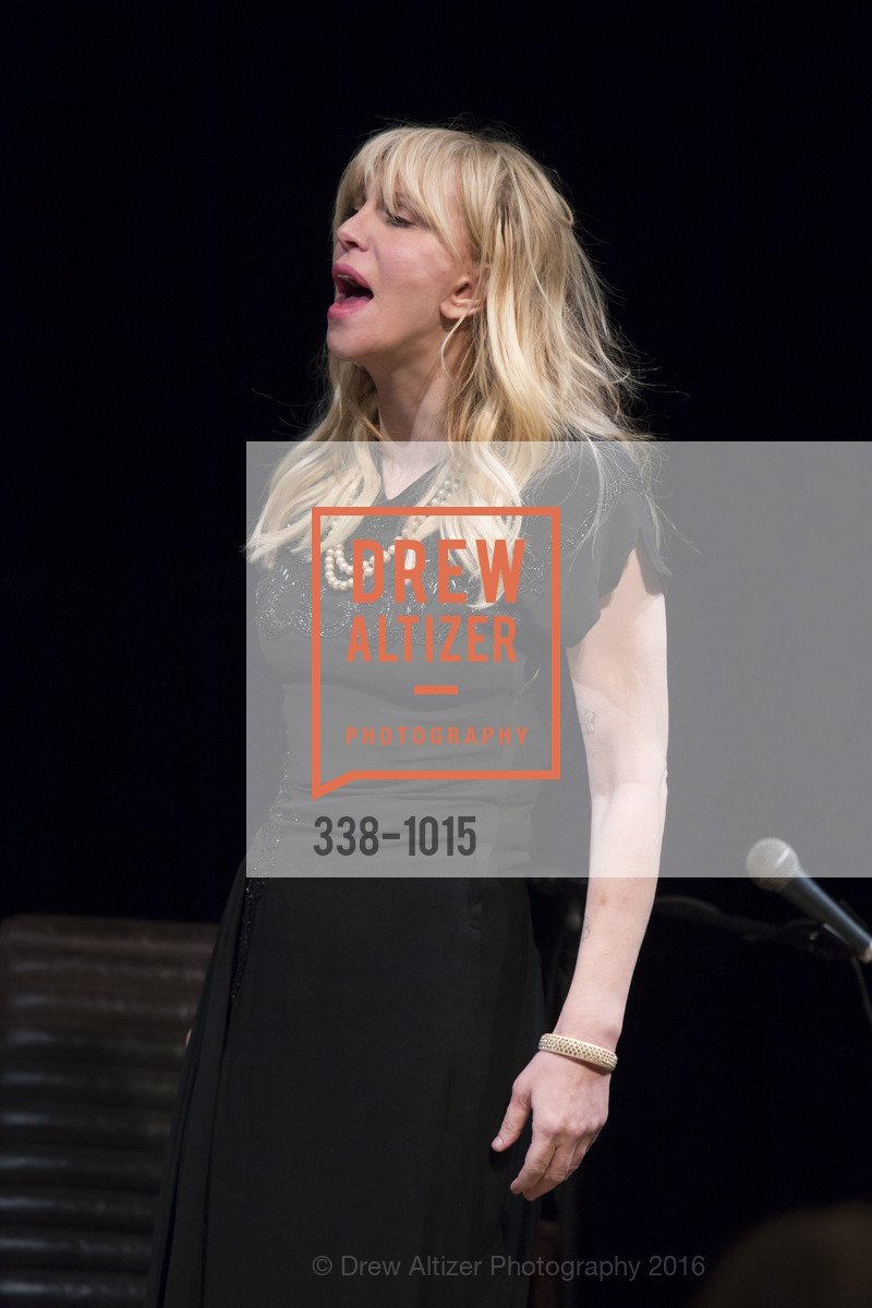 Courtney Love, Curan Theater's Groundbreakers with Kevin Sessums: Courtney Love & Todd Almond, Curan Theater. 445 Geary St, March 7th, 2016, Photo #338-1015 Courtney Love, Photo #338-1015