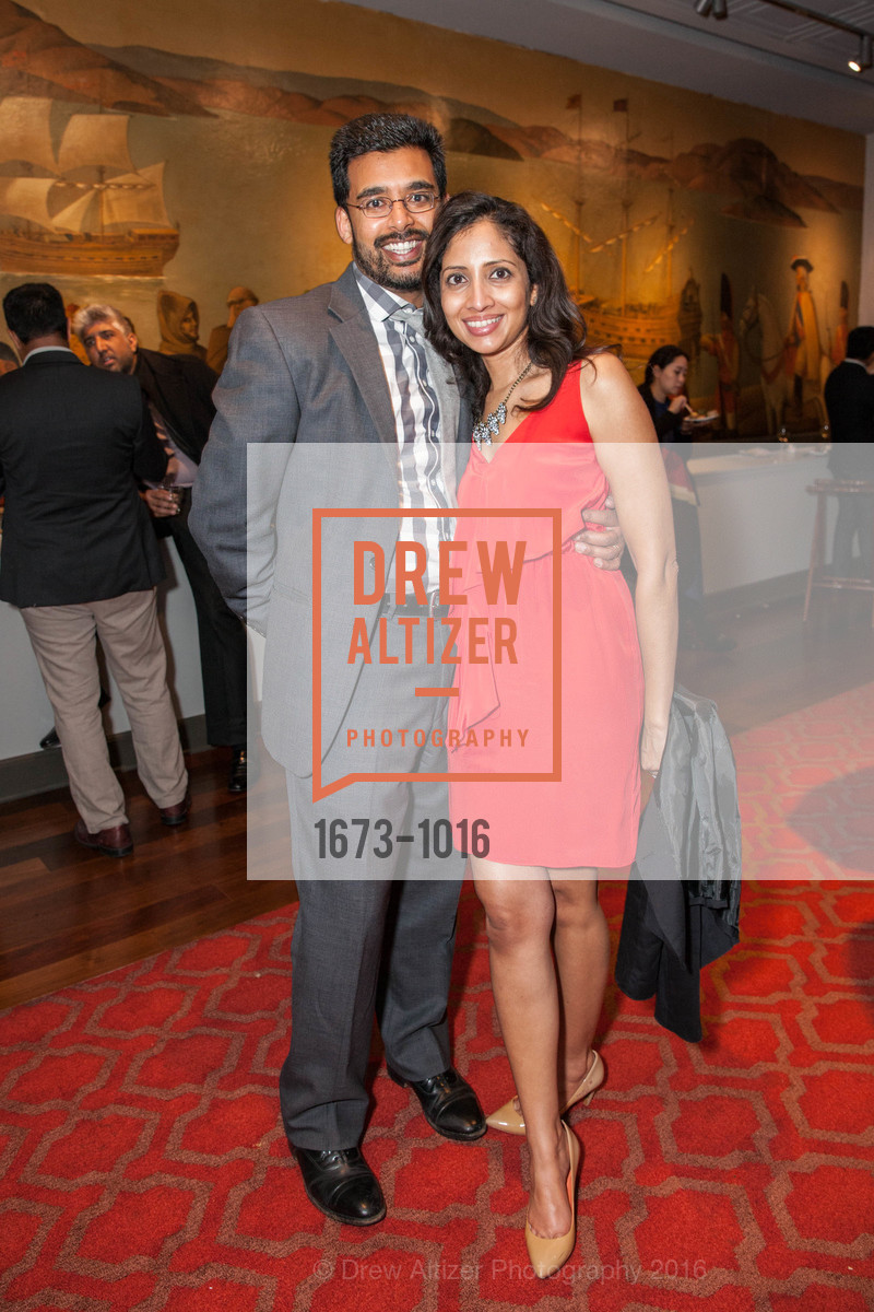 Amar Kendale, Prabha Kannan, Luncheon and Casino Night hosted by MIT, Julia Morgan Ballroom and Merchants Exchange Club, Julia Morgan Ballroom, March 12th, 2016, Photo #1673-1016 Amar Kendale, Prabha Kannan, Photo #1673-1016