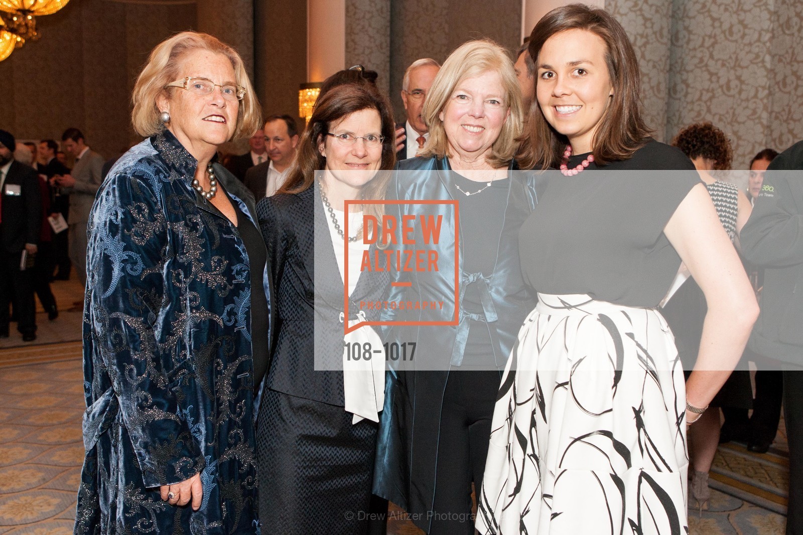 Molly Norchwick, Mandy Lowell, Anne Taylor, Maggie Magner, The Distinguished Citizen Award Gala hosted by The Commonwealth Club of California, Merchents Exchange and Julia Morgan Ballroom, Julia Morgan Ballroom, March 16th, 2016, Photo #108-1017 Molly Norchwick, Mandy Lowell, Anne Taylor, Maggie Magner, Photo #108-1017