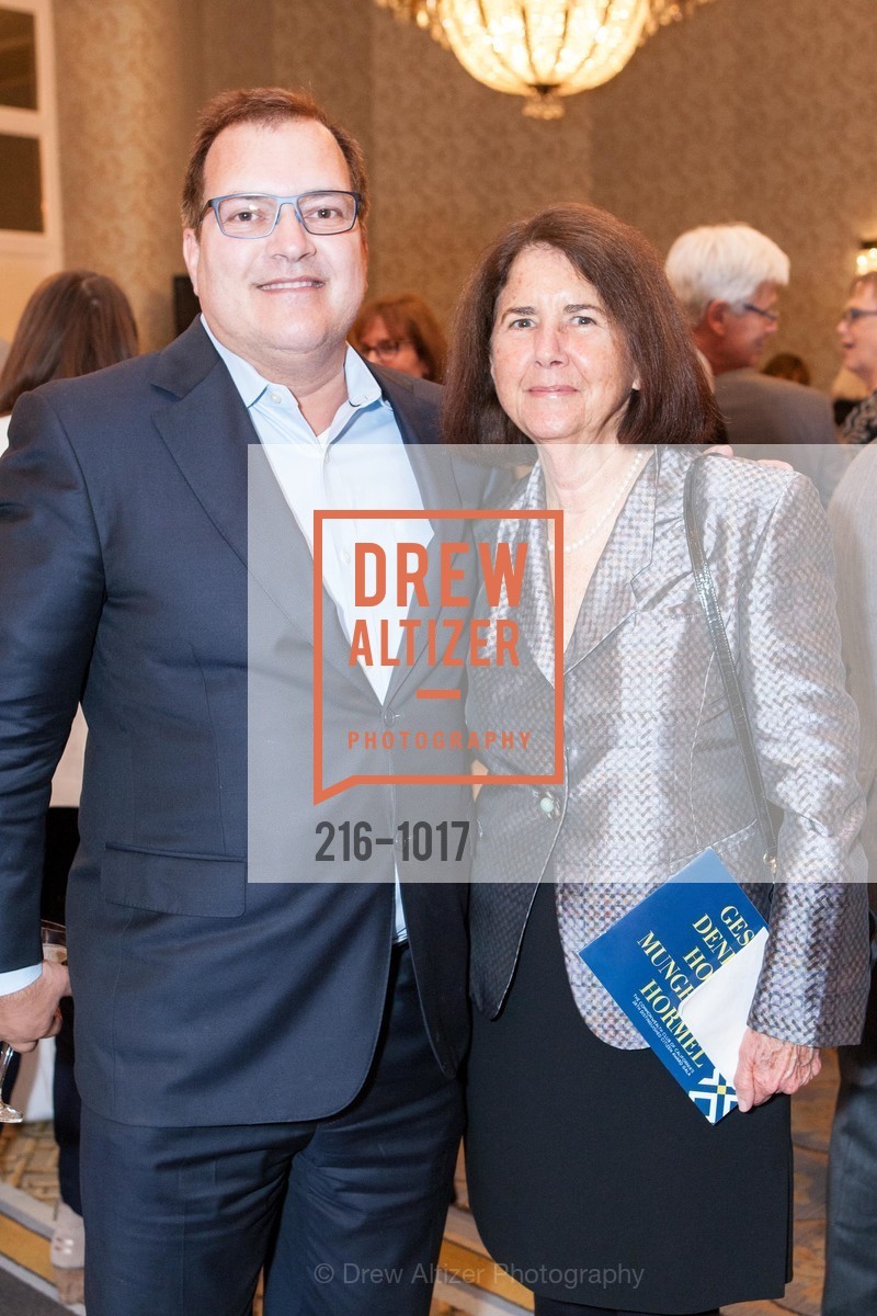 David Shaw, Mary Bitterman, The Distinguished Citizen Award Gala hosted by The Commonwealth Club of California, Merchents Exchange and Julia Morgan Ballroom, Julia Morgan Ballroom, Photo #216-1017 David Shaw, Mary Bitterman, Photo #216-1017