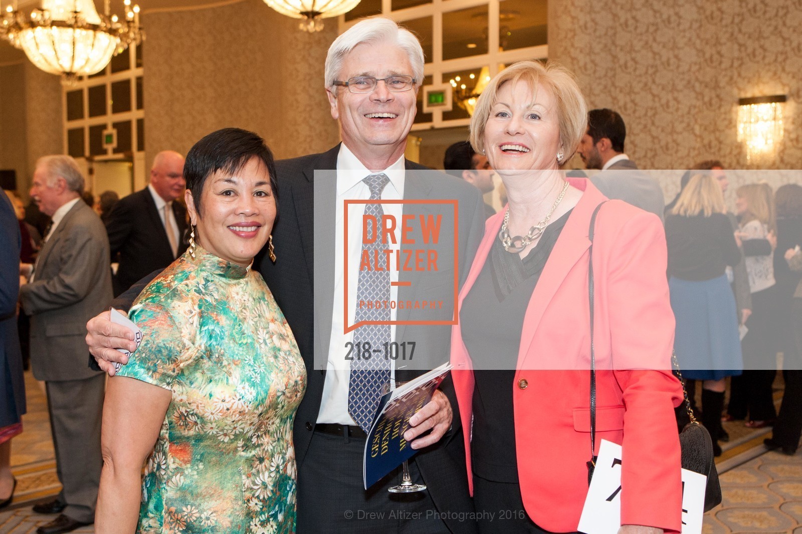 Evelyn Dilsaver, Peter Hill, The Distinguished Citizen Award Gala hosted by The Commonwealth Club of California, Merchents Exchange and Julia Morgan Ballroom, Julia Morgan Ballroom, March 16th, 2016, Photo #218-1017 Evelyn Dilsaver, Peter Hill, Photo #218-1017