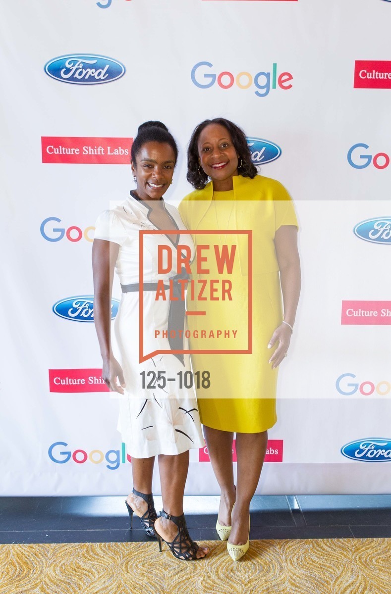 Leah Mcgowen-Hare, Robin Washington, 2016 Culture Shifting Awards, Rosewood Sand Hill. 2825 Sand Hill Road, Menlo Park 94025, March 20th, 2016, Photo #125-1018 Leah Mcgowen-Hare, Robin Washington, Photo #125-1018