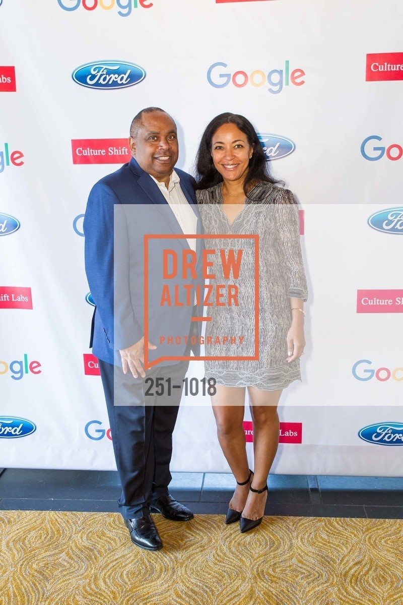 Michael Robinson, Janine Dorsett, 2016 Culture Shifting Awards, Rosewood Sand Hill. 2825 Sand Hill Road, Menlo Park 94025, March 20th, 2016, Photo #251-1018 Michael Robinson, Janine Dorsett, Photo #251-1018