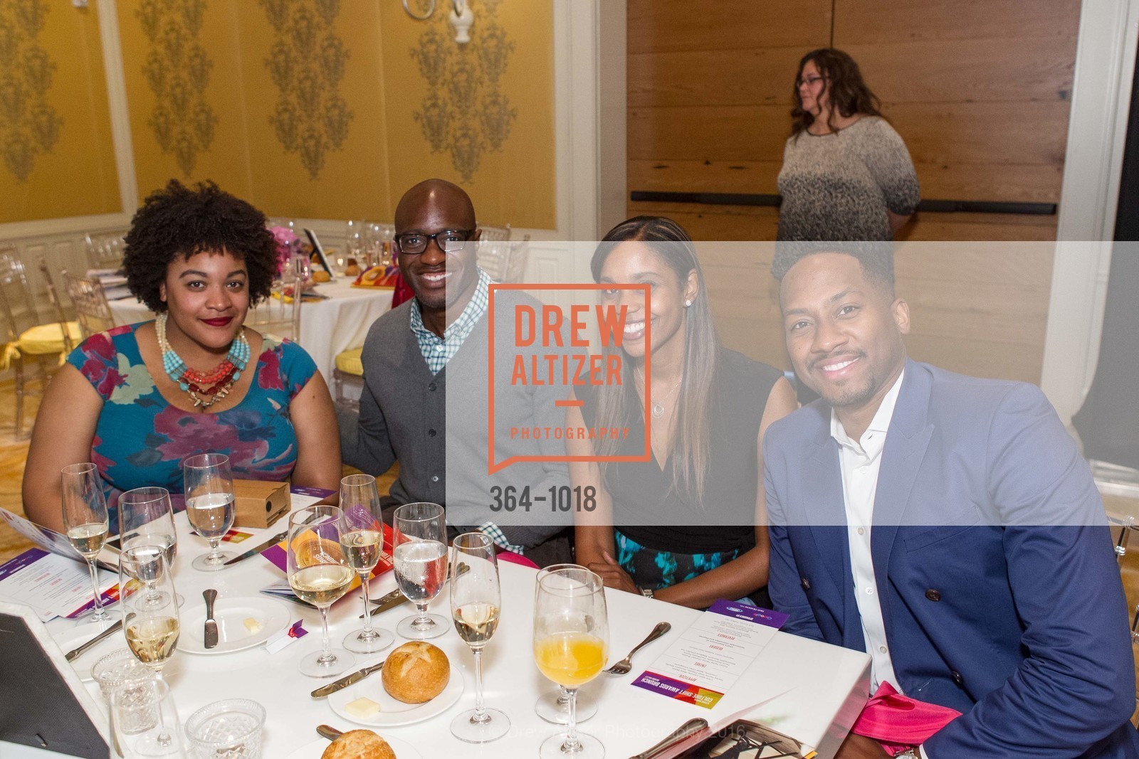 India Willmott, Ime Archibong, Lauren Hill, Kevin Madden, 2016 Culture Shifting Awards, Rosewood Sand Hill. 2825 Sand Hill Road, Menlo Park 94025, March 20th, 2016, Photo #364-1018 India Willmott, Ime Archibong, Lauren Hill, Kevin Madden, Photo #364-1018