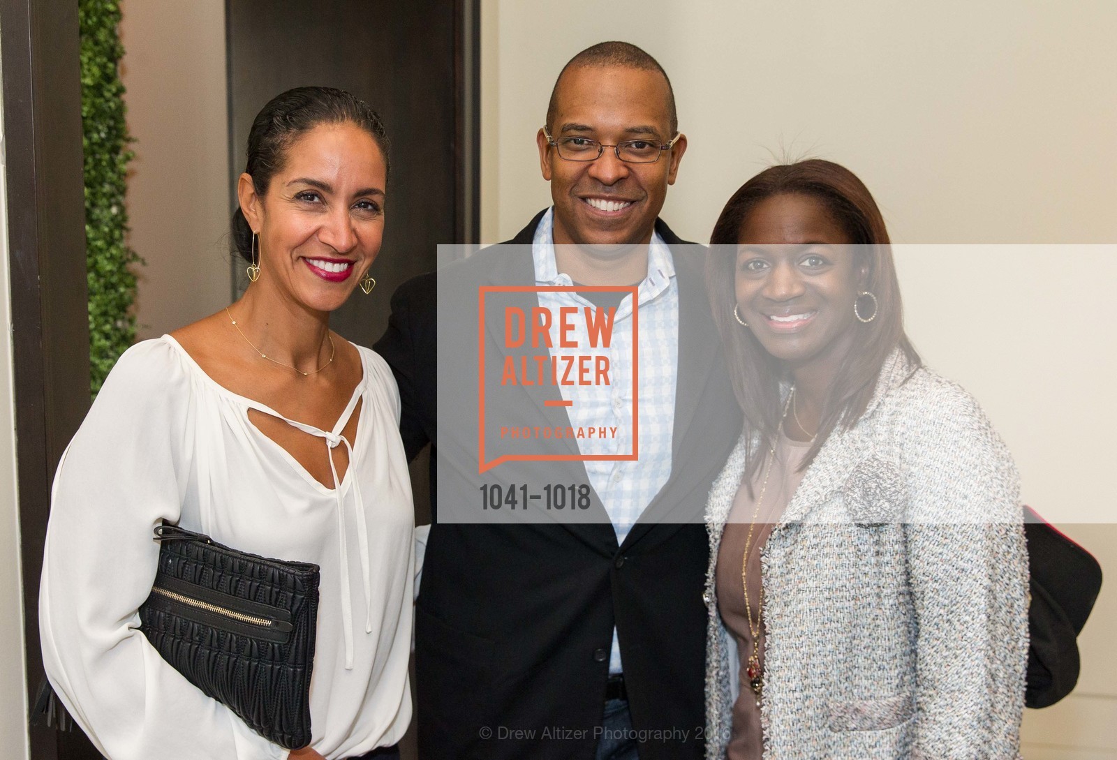 Caroline Clark, Sam Jones, Richelle Parham, 2016 Culture Shifting Awards, Rosewood Sand Hill. 2825 Sand Hill Road, Menlo Park 94025, March 20th, 2016, Photo #1041-1018 Caroline Clark, Sam Jones, Richelle Parham, Photo #1041-1018