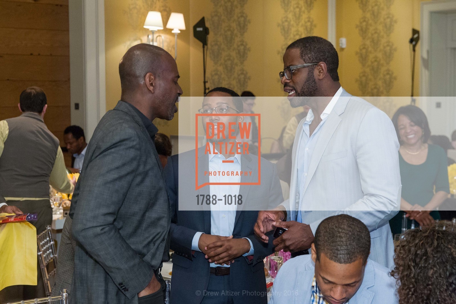 Lo Toney, Brian Dixon, Chinedu Echeruo, 2016 Culture Shifting Awards, Rosewood Sand Hill. 2825 Sand Hill Road, Menlo Park 94025, March 20th, 2016, Photo #1788-1018 Lo Toney, Brian Dixon, Chinedu Echeruo, Photo #1788-1018