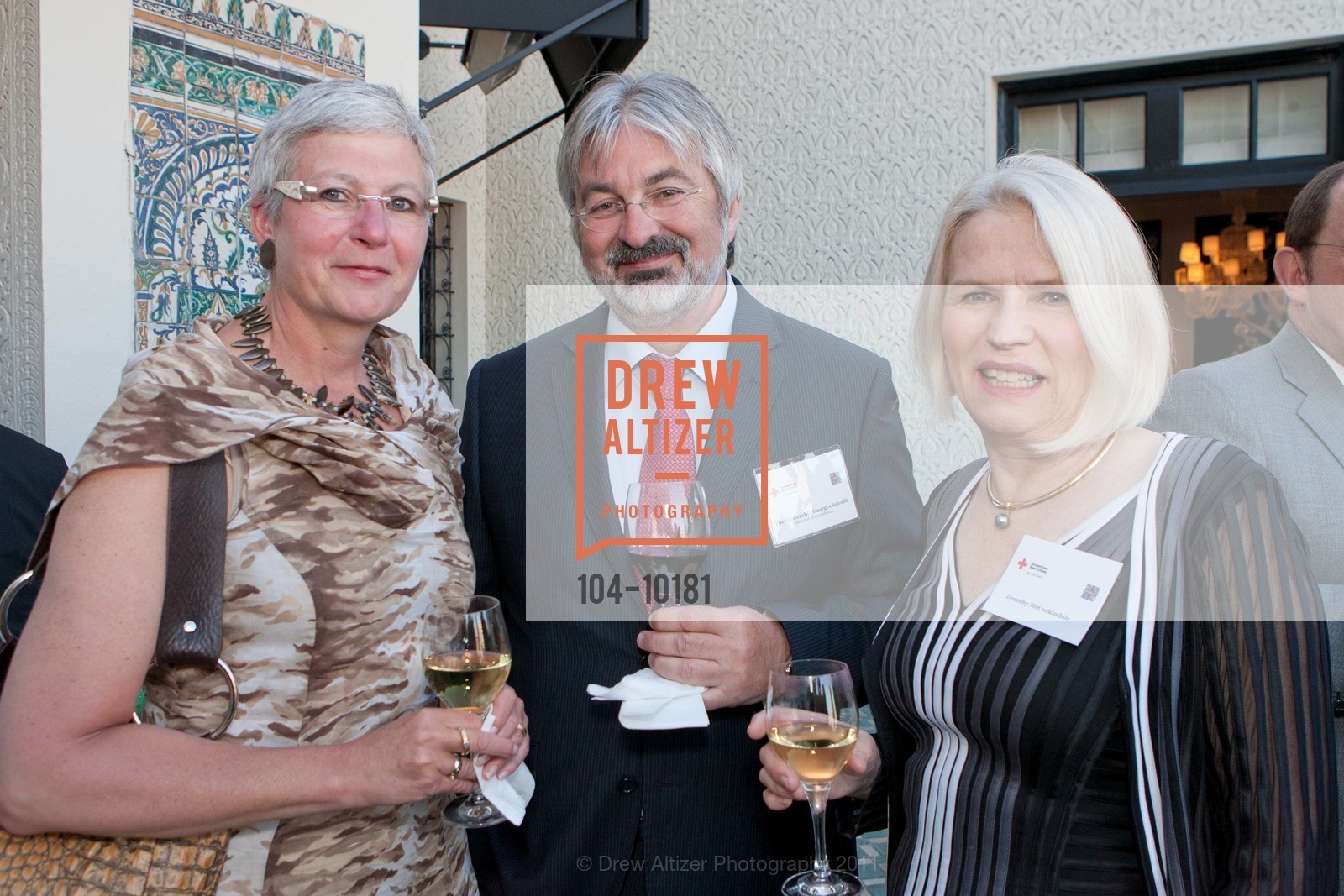 Huguette Wildschutz, Georges Schmit, Dorothy McCorkindale, BRITWEEK RECEPTION in Honor of the RED CROSS, US, May 3rd, 2011, Photo #104-10181 Huguette Wildschutz, Georges Schmit, Dorothy McCorkindale, Photo #104-10181
