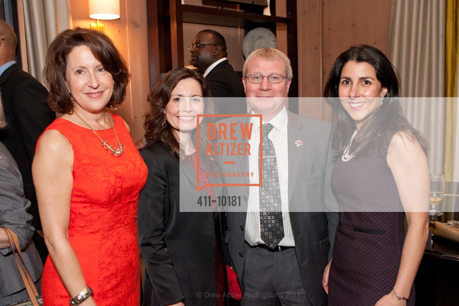 Susan Atherton, Gayle Evans, Julian Evans, Natasha Chalmers, BRITWEEK RECEPTION in Honor of the RED CROSS, US, May 3rd, 2011, Photo #411-10181 Susan Atherton, Gayle Evans, Julian Evans, Natasha Chalmers, Photo #411-10181