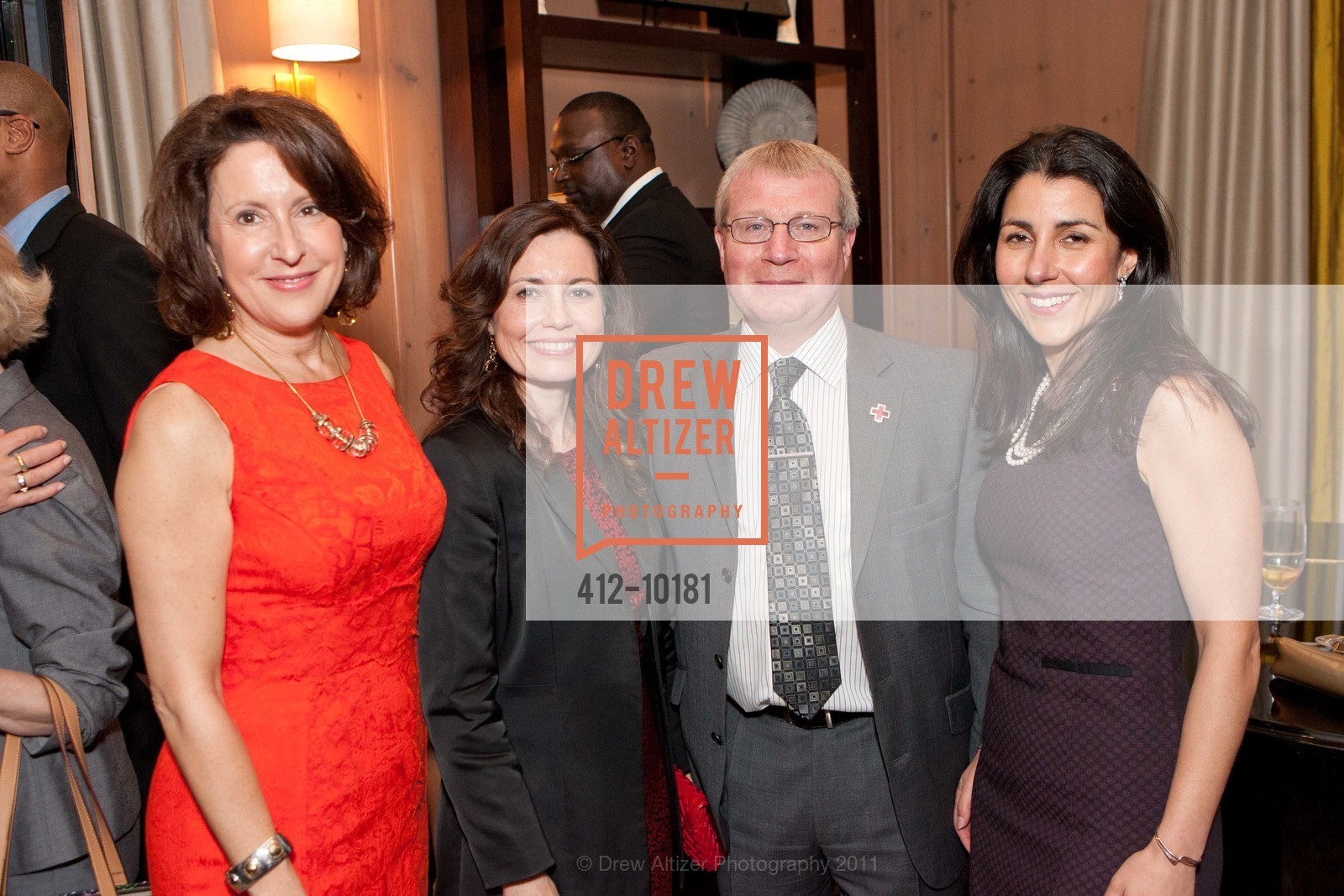 Susan Atherton, Gayle Evans, Julian Evans, Natasha Chalmers, BRITWEEK RECEPTION in Honor of the RED CROSS, US, May 3rd, 2011, Photo #412-10181 Susan Atherton, Gayle Evans, Julian Evans, Natasha Chalmers, Photo #412-10181