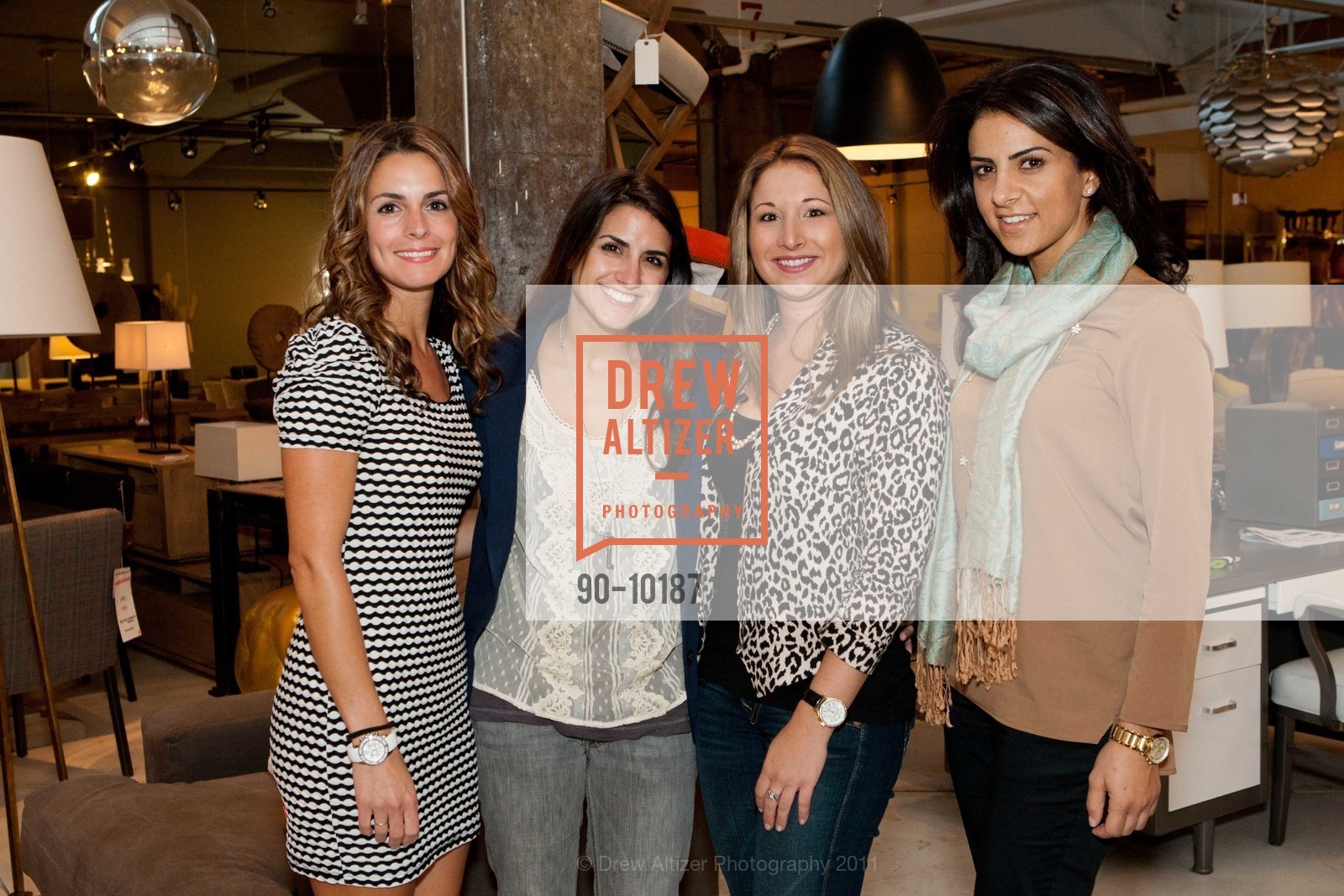 Julie Karatzis, Eugenia Bazigos, Lisa Newton, Victoria Najjar, Photo #90-10187