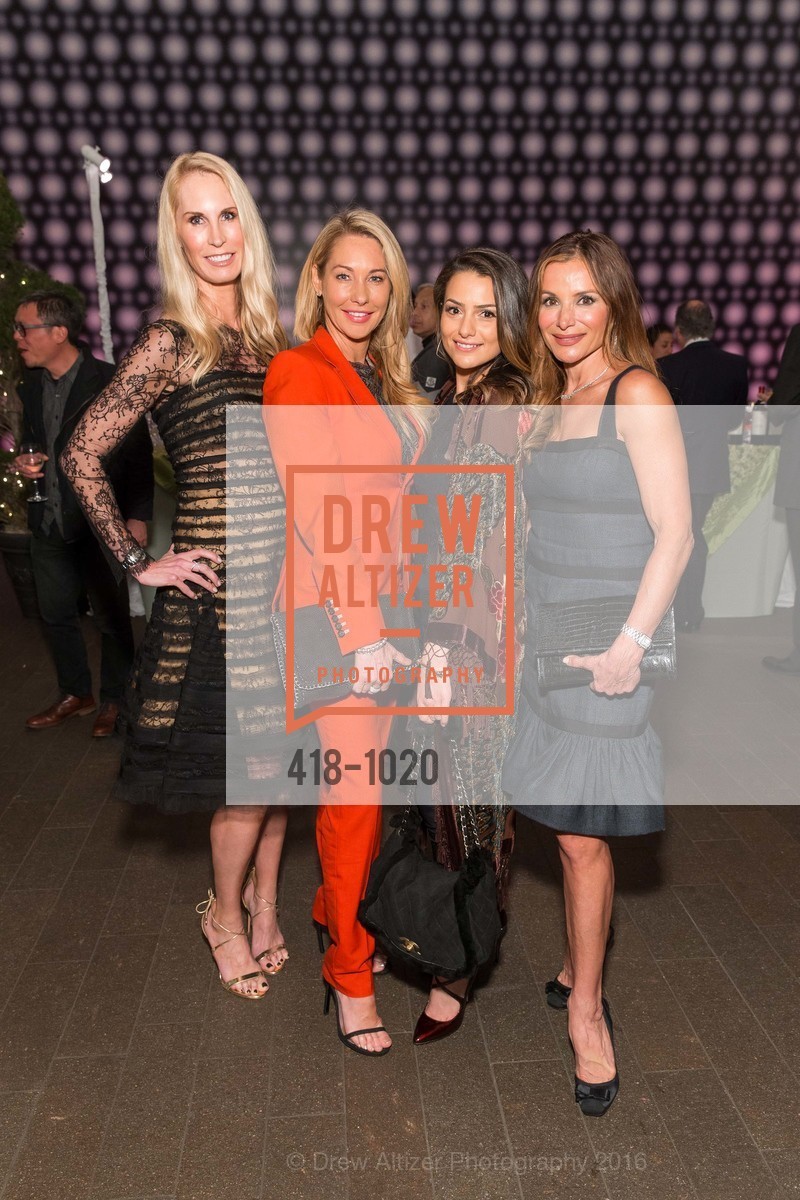 Krista Giovara, Tiffany Cummins, Magdalena Sarkissian, Claudia Ross, The de Young Museum Honors Oscar De La Renta, de Young Museum. 50 Hagiwara Tea Garden Drive, San Francisco, CA 94118, March 10th, 2016, Photo #418-1020 Krista Giovara, Tiffany Cummins, Magdalena Sarkissian, Claudia Ross, Photo #418-1020