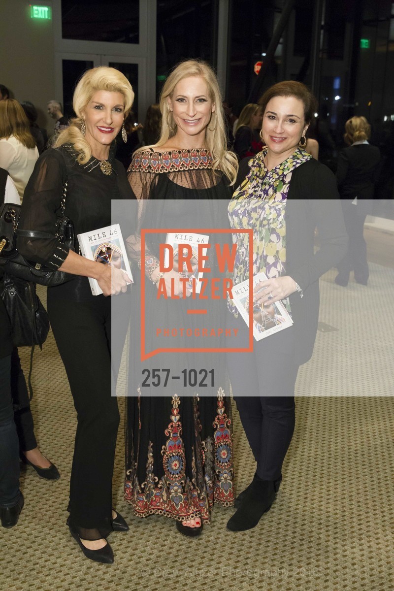 Karen Caldwell, Joni Binder, Dolly Chammas, BOOK LAUNCH: "Mile 46" by Joni Binder, Futures Without Violence. 100 Montgomery Street, March 8th, 2016, Photo #257-1021 Karen Caldwell, Joni Binder, Dolly Chammas, Photo #257-1021