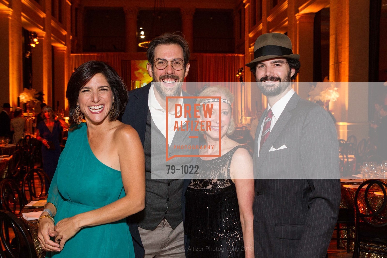 Vivian Panou, Louis Perkins, Wendy Schmidt, Tom Darden, The Green Gatsby Presented by Global Green, The Bently Reserve. 301 Battery St, October 11th, 2013, Photo #79-1022 Vivian Panou, Louis Perkins, Wendy Schmidt, Tom Darden, Photo #79-1022