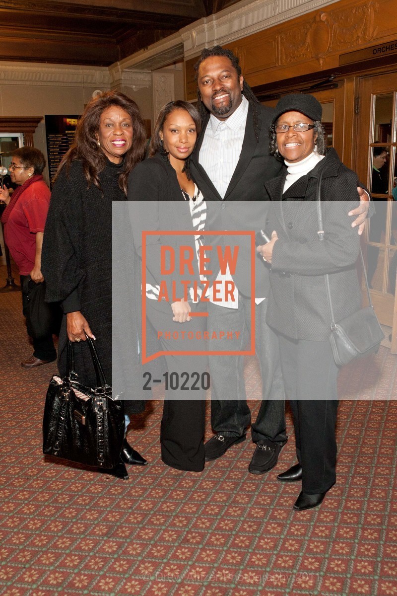 Dee Martin, Stephanie Fanner, Alvin Attles, FELA! Opening Night, US, November 16th, 2011, Photo #2-10220 Dee Martin, Stephanie Fanner, Alvin Attles, Photo #2-10220