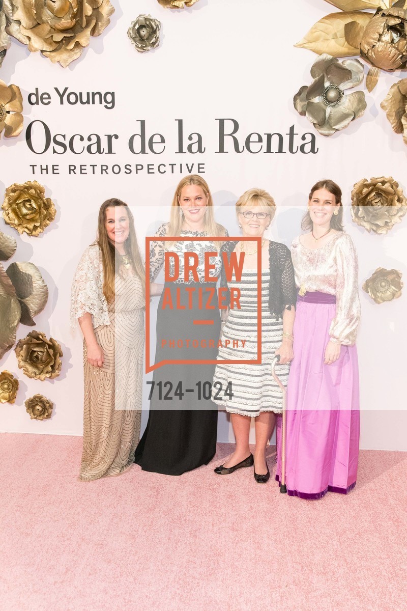 Carolyn Alt, Leslie Berger, Heidi Cary, Wendy Cary, Oscar de la Renta Benefit Gala, de Young Museum. 50 Hagiwara Tea Garden Drive, Photo #7124-1024 Carolyn Alt, Leslie Berger, Heidi Cary, Wendy Cary, Photo #7124-1024