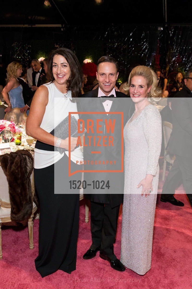 Pam Baer, Ken Fulk, Lisa Goldman, Oscar de la Renta Benefit Gala, de Young Museum. 50 Hagiwara Tea Garden Drive, Photo #1520-1024 Pam Baer, Ken Fulk, Lisa Goldman, Photo #1520-1024