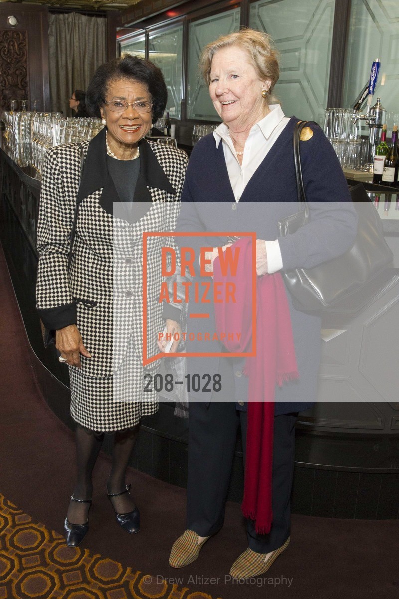 Belva Davis, Toby Rose, San Francisco Arts Medallion Luncheon, Julia Morgan Ballroom and Merchants Exchange Club, Julia Morgan Ballroom, Photo #208-1028 Belva Davis, Toby Rose, Photo #208-1028