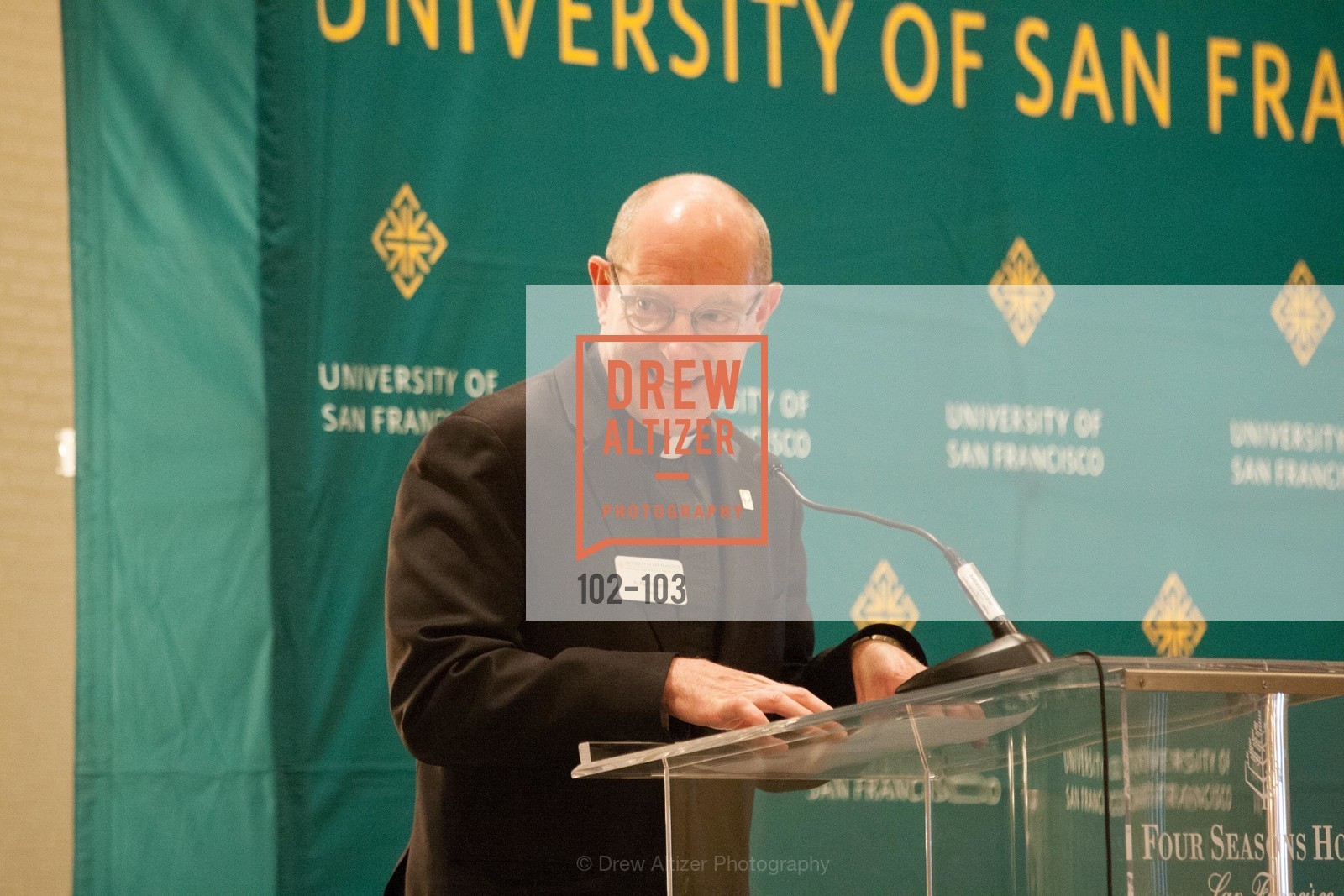 Father Paul Fitzgerald, USF's Women in Leadership & Philanthropy Luncheon, Four Seasons. 757 Market St, San Francisco, CA, May 14th, 2015,Drew Altizer, Drew Altizer Photography, full-service agency, private events, San Francisco photographer, photographer california