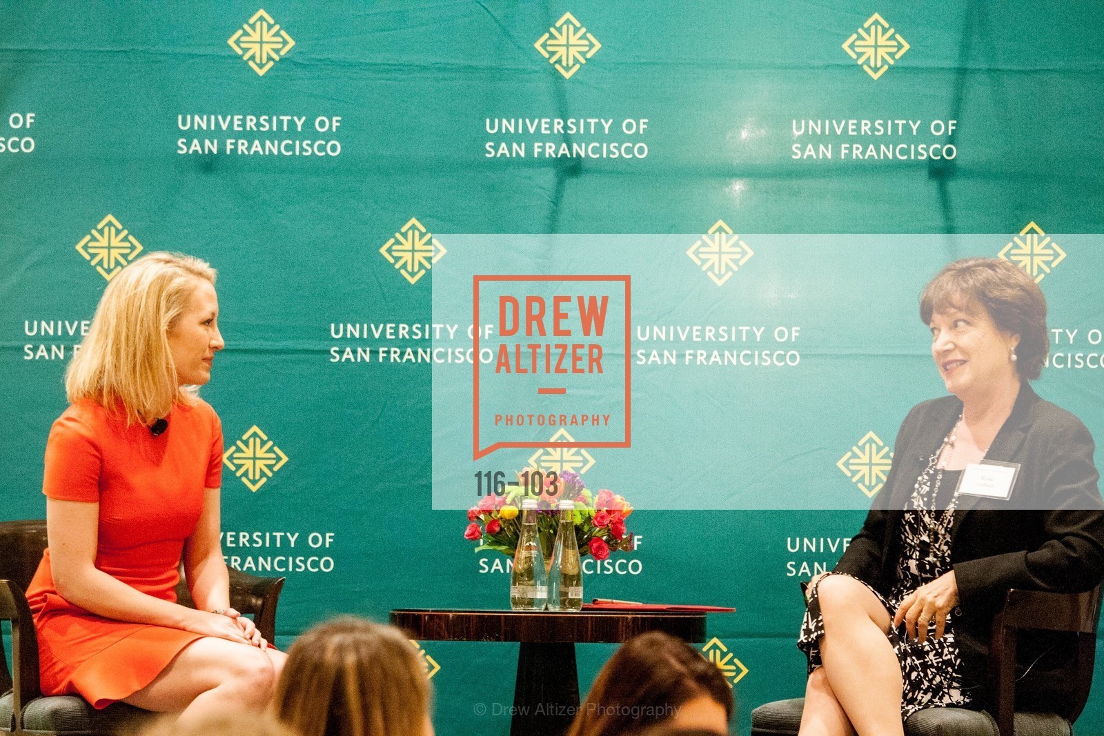 Julia Hartz, Rose Guibault, USF's Women in Leadership & Philanthropy Luncheon, Four Seasons. 757 Market St, San Francisco, CA, May 14th, 2015,Drew Altizer, Drew Altizer Photography, full-service event agency, private events, San Francisco photographer, photographer California