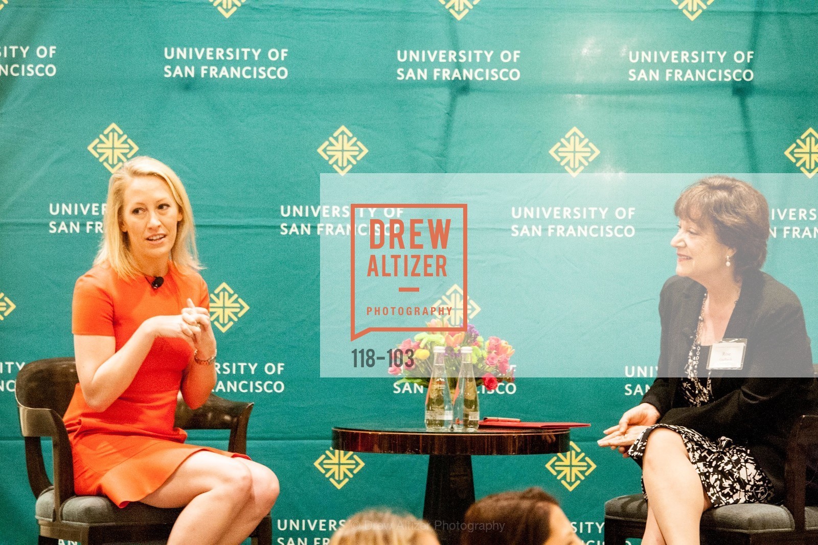 Julia Hartz, Rose Guibault, USF's Women in Leadership & Philanthropy Luncheon, Four Seasons. 757 Market St, San Francisco, CA, May 14th, 2015,Drew Altizer, Drew Altizer Photography, full-service agency, private events, San Francisco photographer, photographer california