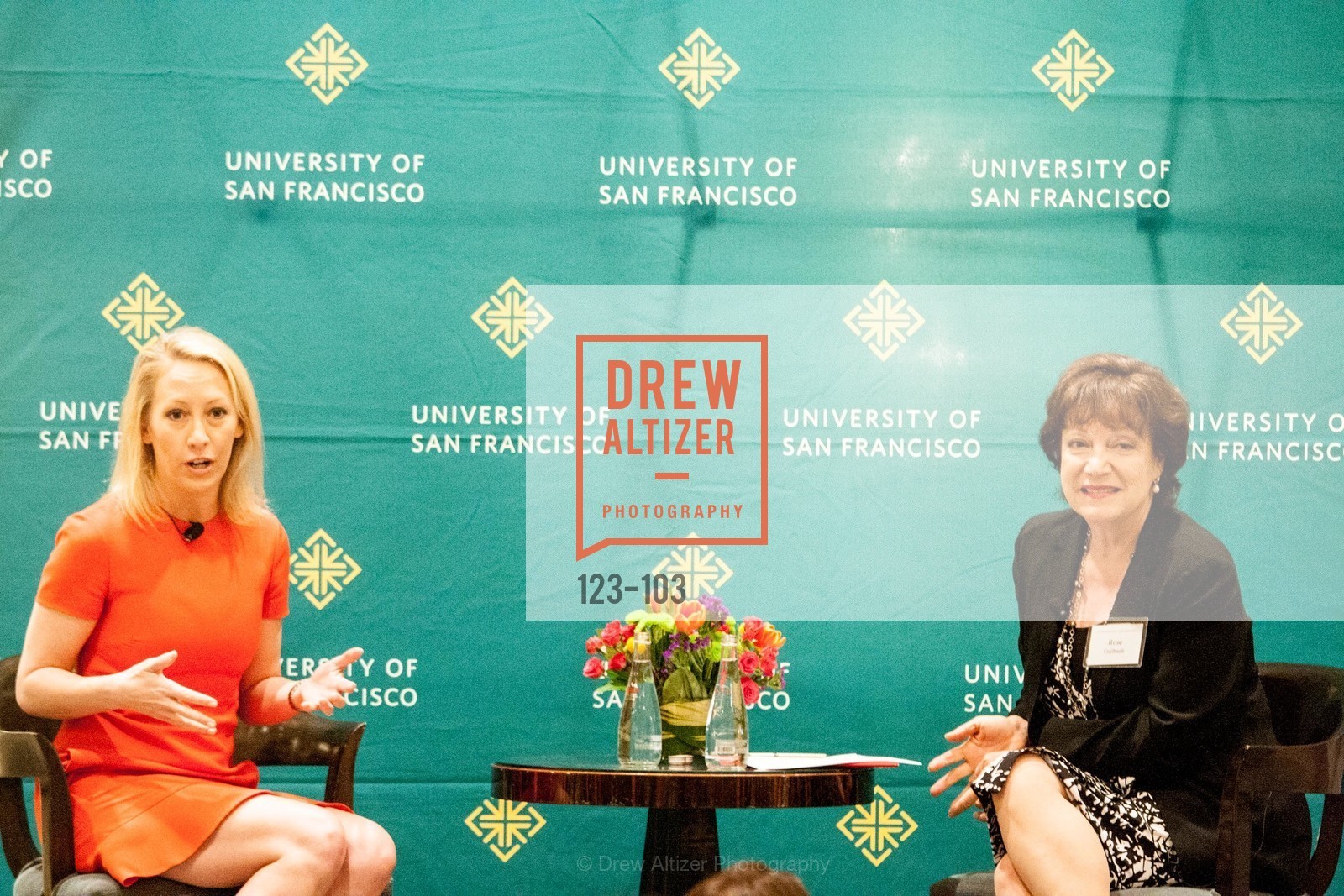 Julia Hartz, Rose Guibault, USF's Women in Leadership & Philanthropy Luncheon, Four Seasons. 757 Market St, San Francisco, CA, May 14th, 2015,Drew Altizer, Drew Altizer Photography, full-service agency, private events, San Francisco photographer, photographer california