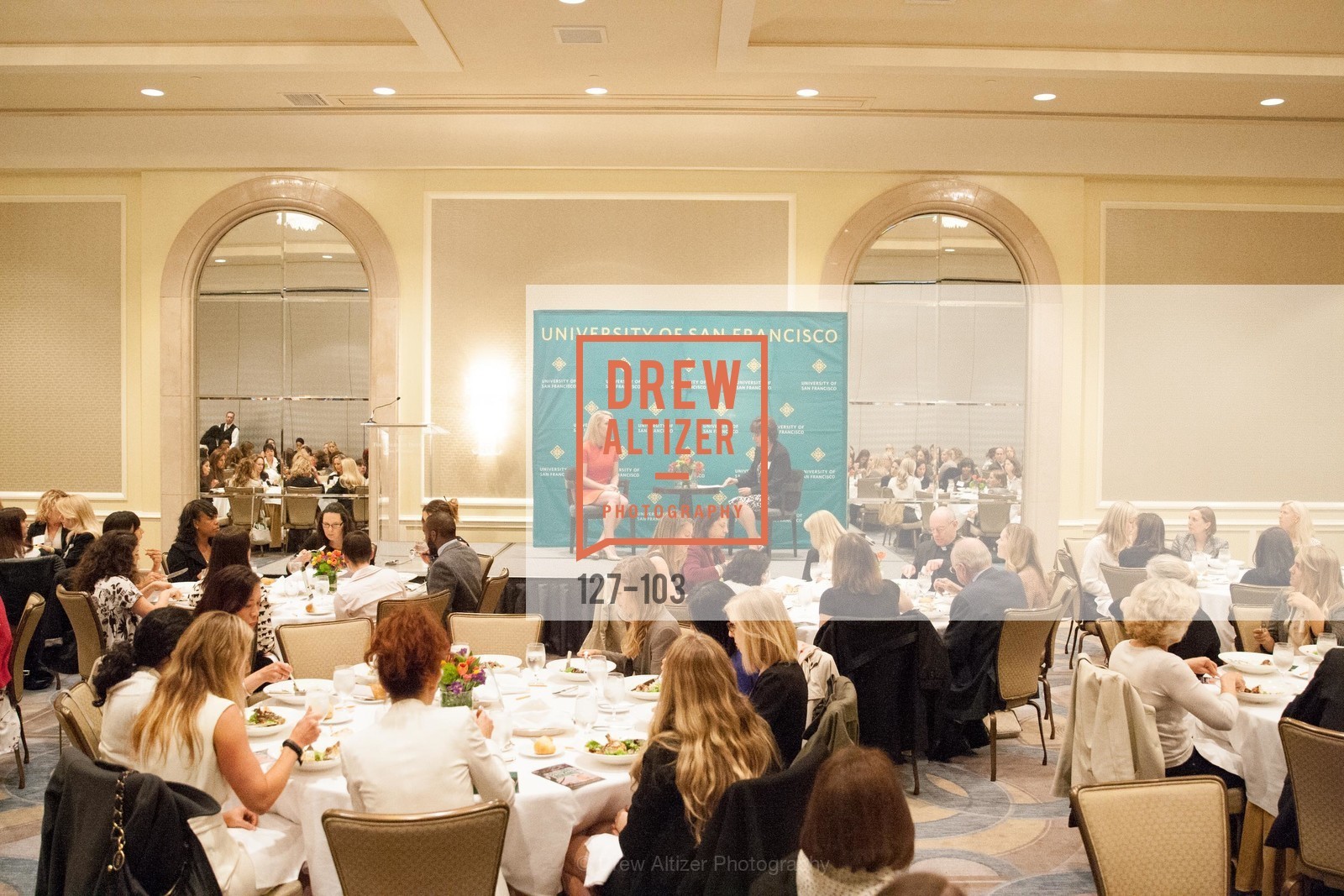 Julia Hartz, Rose Guibault, USF's Women in Leadership & Philanthropy Luncheon, Four Seasons. 757 Market St, San Francisco, CA, May 14th, 2015,Drew Altizer, Drew Altizer Photography, full-service agency, private events, San Francisco photographer, photographer california