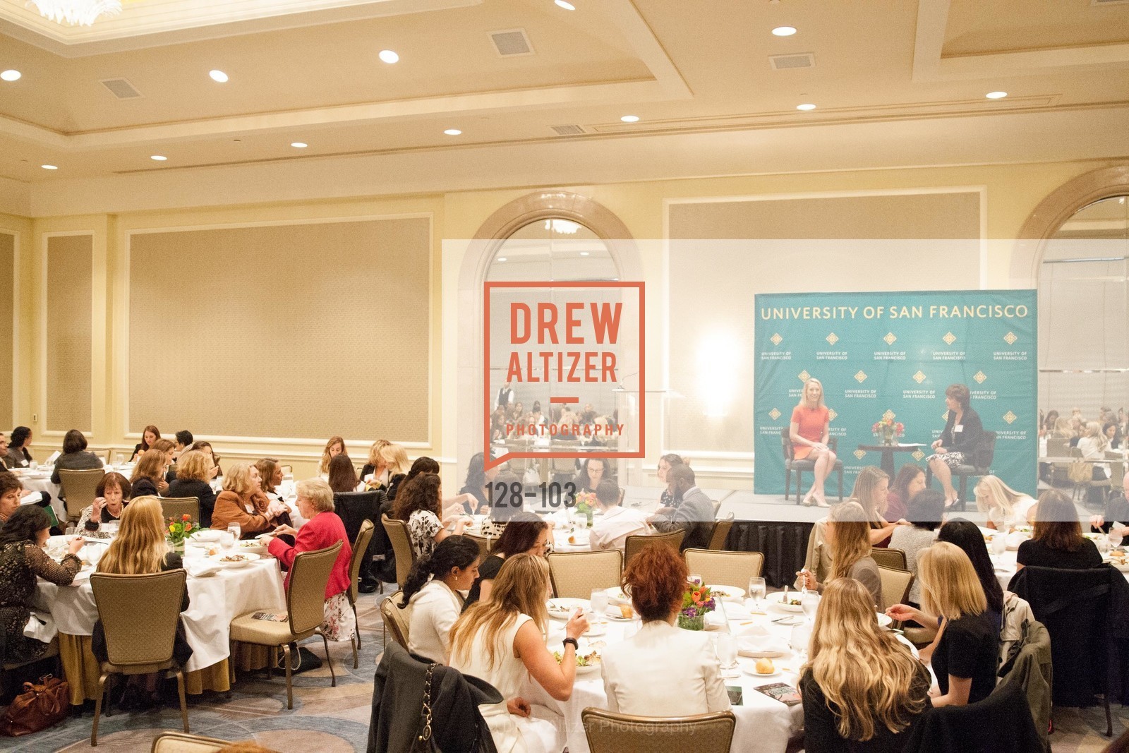 Julia Hartz, Rose Guibault, USF's Women in Leadership & Philanthropy Luncheon, Four Seasons. 757 Market St, San Francisco, CA, May 14th, 2015,Drew Altizer, Drew Altizer Photography, full-service agency, private events, San Francisco photographer, photographer california