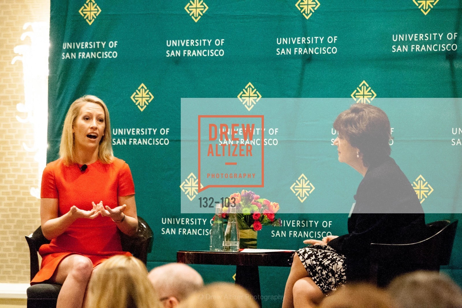 Julia Hartz, Rose Guibault, USF's Women in Leadership & Philanthropy Luncheon, Four Seasons. 757 Market St, San Francisco, CA, May 14th, 2015,Drew Altizer, Drew Altizer Photography, full-service agency, private events, San Francisco photographer, photographer california