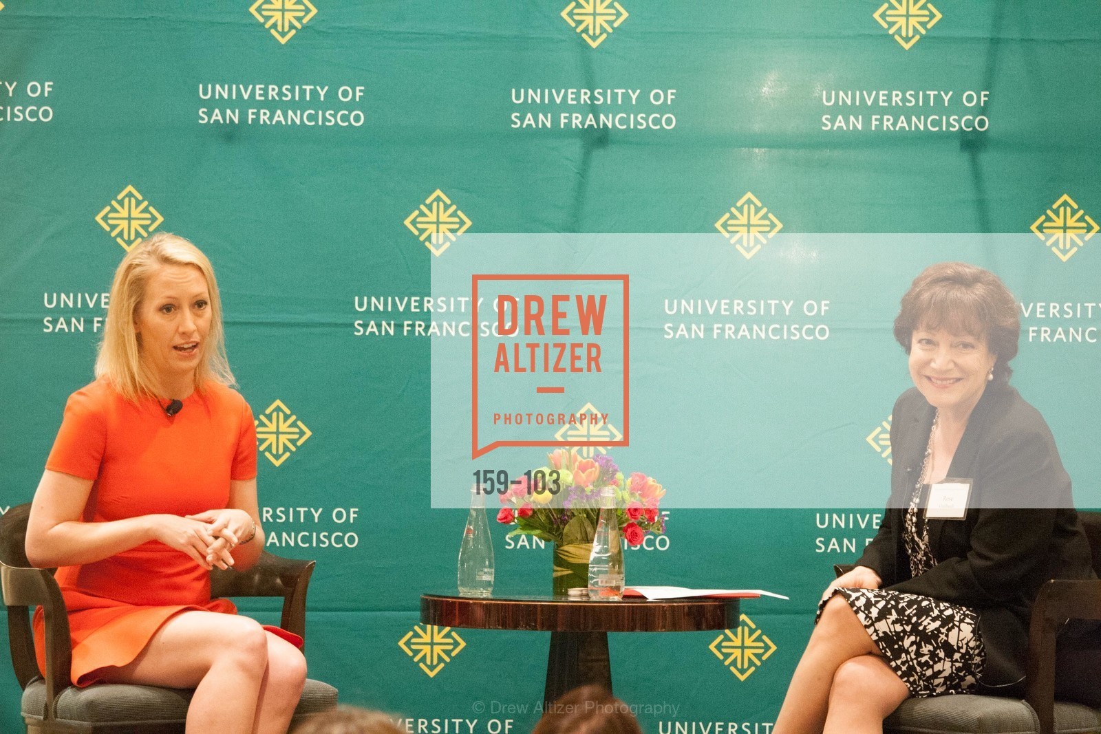 Julia Hartz, Rose Guibault, USF's Women in Leadership & Philanthropy Luncheon, Four Seasons. 757 Market St, San Francisco, CA, May 14th, 2015,Drew Altizer, Drew Altizer Photography, full-service agency, private events, San Francisco photographer, photographer california