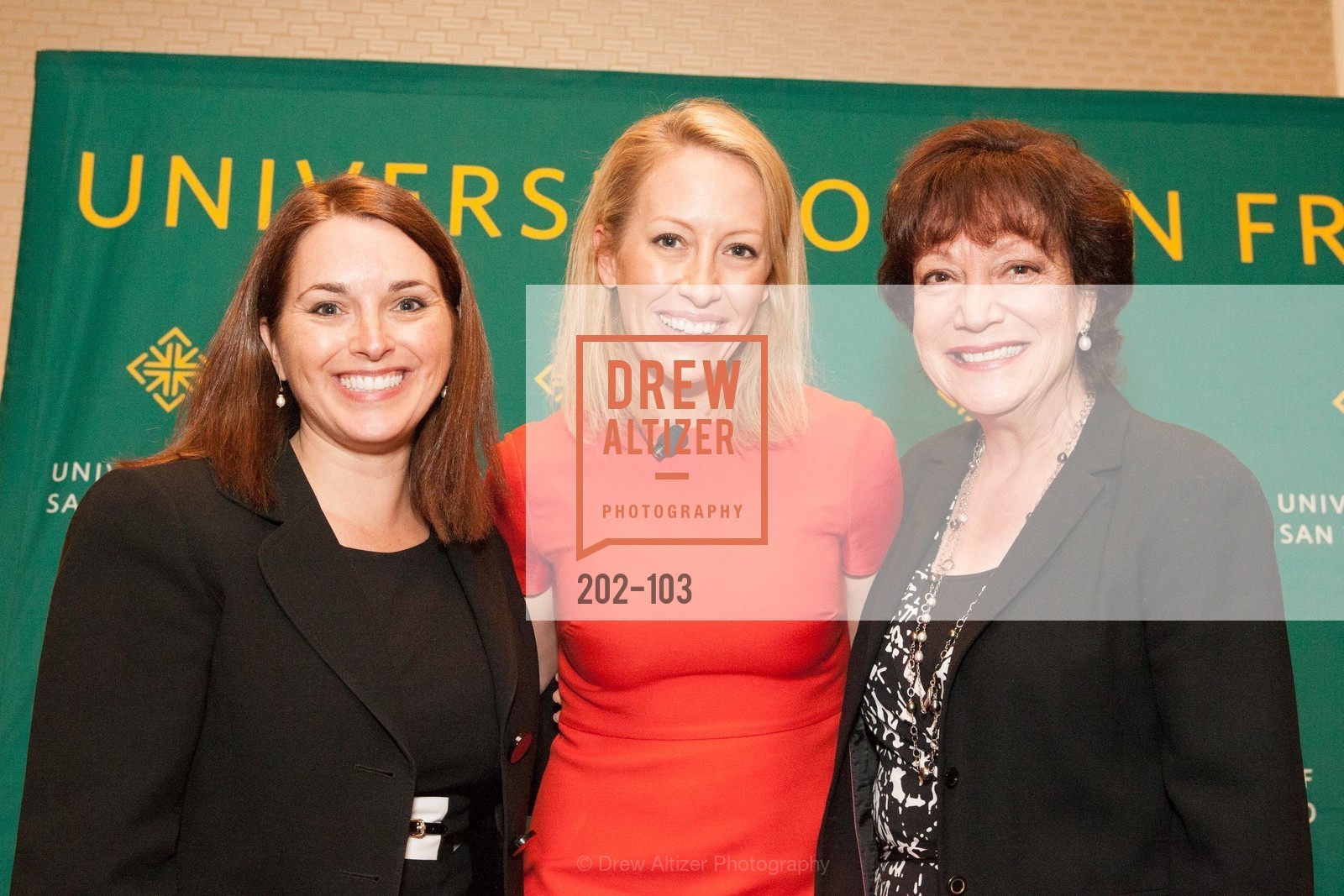 Leslie Theodore, Julia Hartz, Rose Guibault, USF's Women in Leadership & Philanthropy Luncheon, Four Seasons. 757 Market St, San Francisco, CA, May 14th, 2015,Drew Altizer, Drew Altizer Photography, full-service agency, private events, San Francisco photographer, photographer california