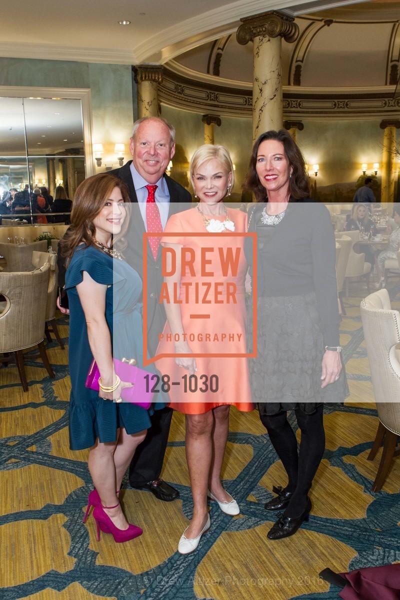 Steve Blue, Linda Bell Blue, Carrie Bloom, Tea & Fashion at Fairmont San Francisco, Fairmont, March 11th, 2016, Photo #128-1030 Steve Blue, Linda Bell Blue, Carrie Bloom, Photo #128-1030