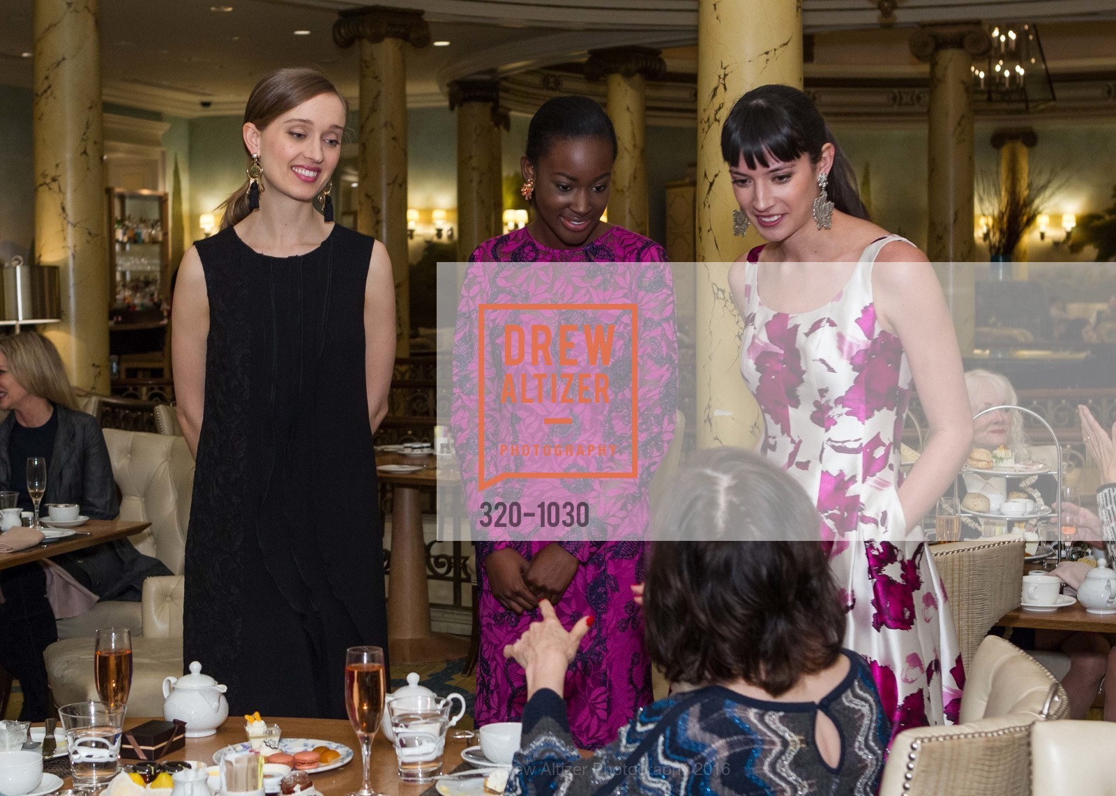Katrina Sperry, Alencia Lewis, Lana Kohn, Tea & Fashion at Fairmont San Francisco, Fairmont, March 11th, 2016, Photo #320-1030 Katrina Sperry, Alencia Lewis, Lana Kohn, Photo #320-1030