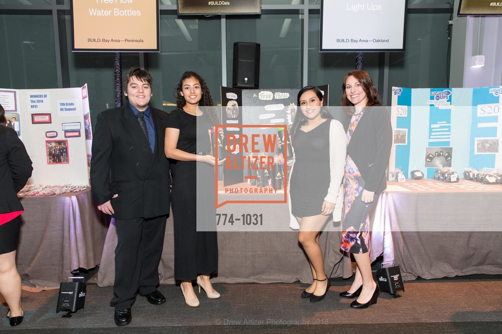 Cristian Palafox, Claudia Paz Flores, Shalie Gaskill, The BUILD Gala, Pier 27. Pier 27, March 12th, 2016, Photo #774-1031 Cristian Palafox, Claudia Paz Flores, Shalie Gaskill, Photo #774-1031