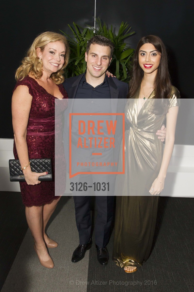 Suzanne Klahr, Brian Chesky, Elissa Patel, The BUILD Gala, Pier 27. Pier 27, March 12th, 2016, Photo #3126-1031 Suzanne Klahr, Brian Chesky, Elissa Patel, Photo #3126-1031