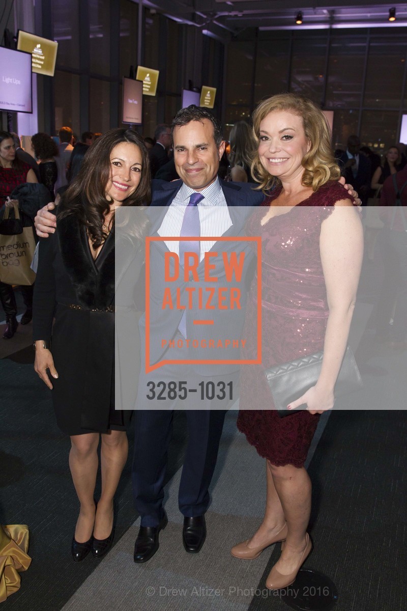 Marie Ferris, Paul Ferris, Suzanne Klahr, The BUILD Gala, Pier 27. Pier 27, March 12th, 2016, Photo #3285-1031 Marie Ferris, Paul Ferris, Suzanne Klahr, Photo #3285-1031