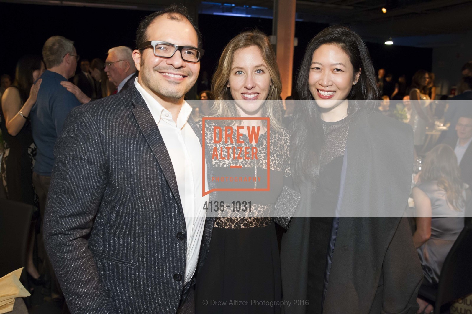 Ali Partovi, Glara Ahn, Melissa Bauldauf, The BUILD Gala, Pier 27. Pier 27, March 12th, 2016, Photo #4136-1031 Ali Partovi, Glara Ahn, Melissa Bauldauf, Photo #4136-1031