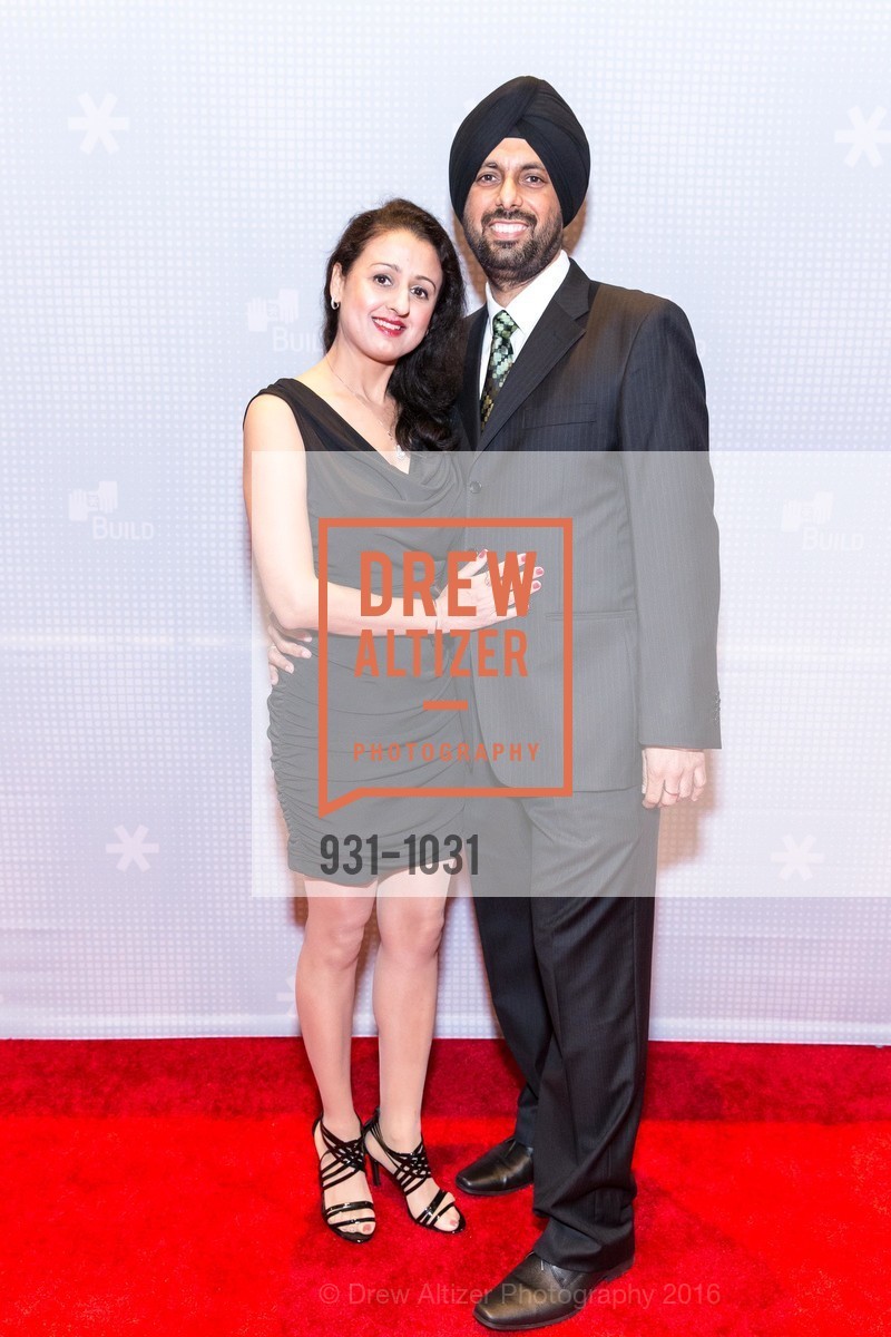 Kamal Kaur, Amarpreet Singh, The BUILD Gala, Pier 27. Pier 27, March 12th, 2016, Photo #931-1031 Kamal Kaur, Amarpreet Singh, Photo #931-1031